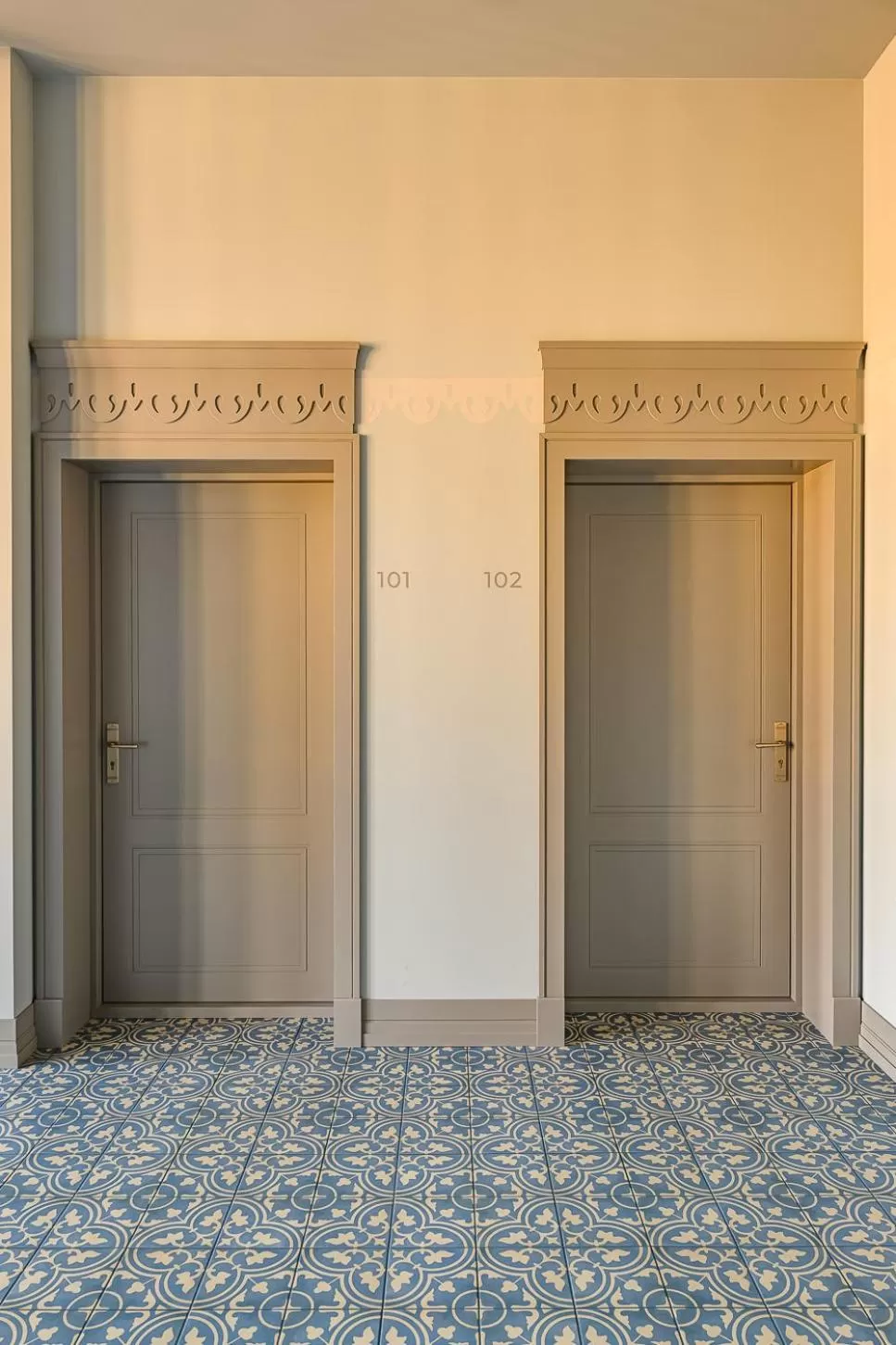 Decorative detail in Roze Peldu Residence