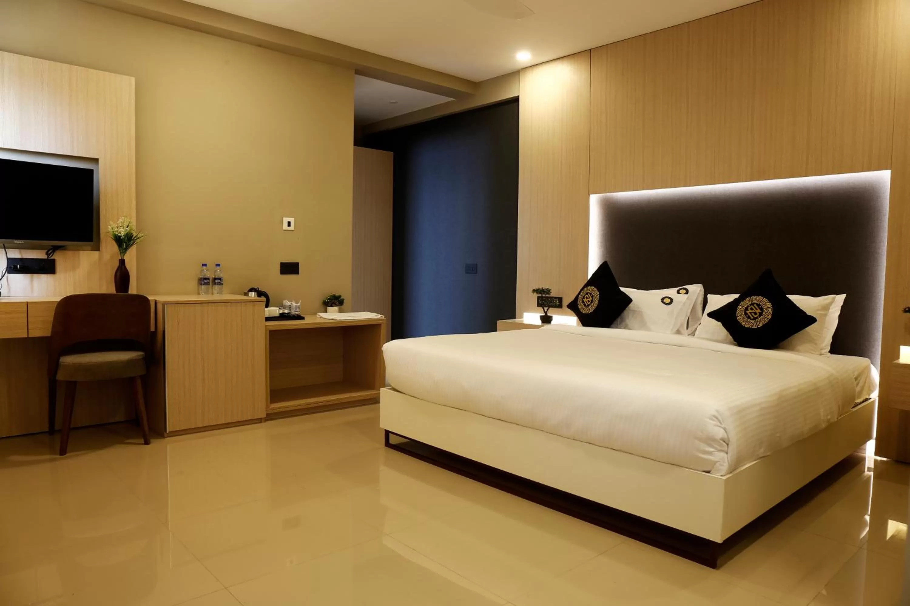 Bed in Noor jehan's Grand Noor