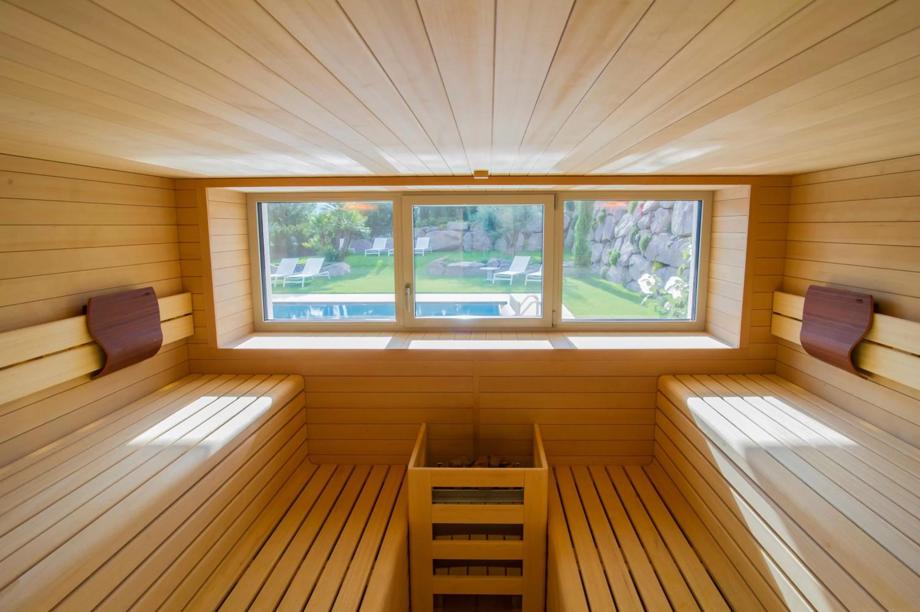 Sauna, Bed in Hidalgo Suites