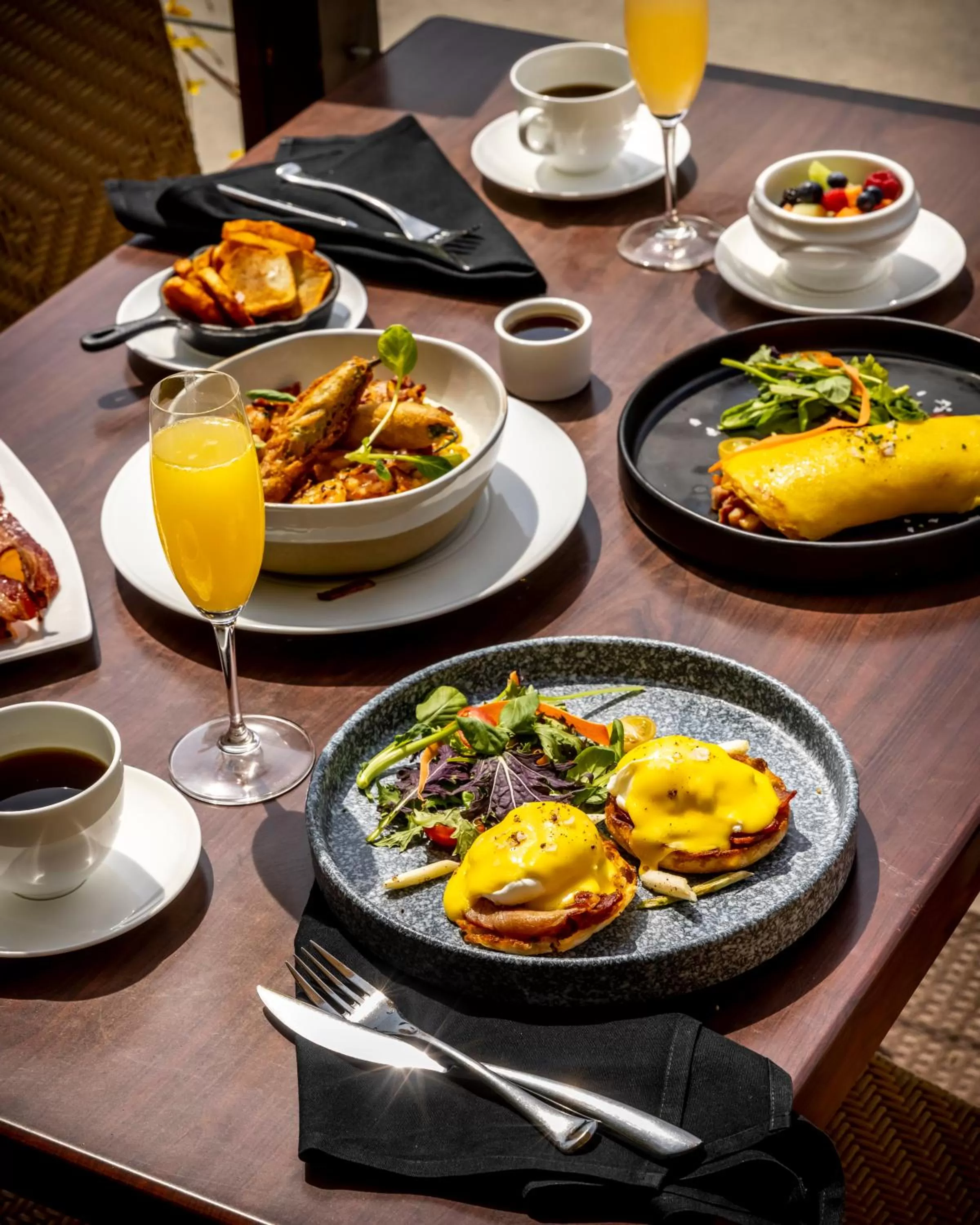 Food and drinks in The Townsend Hotel