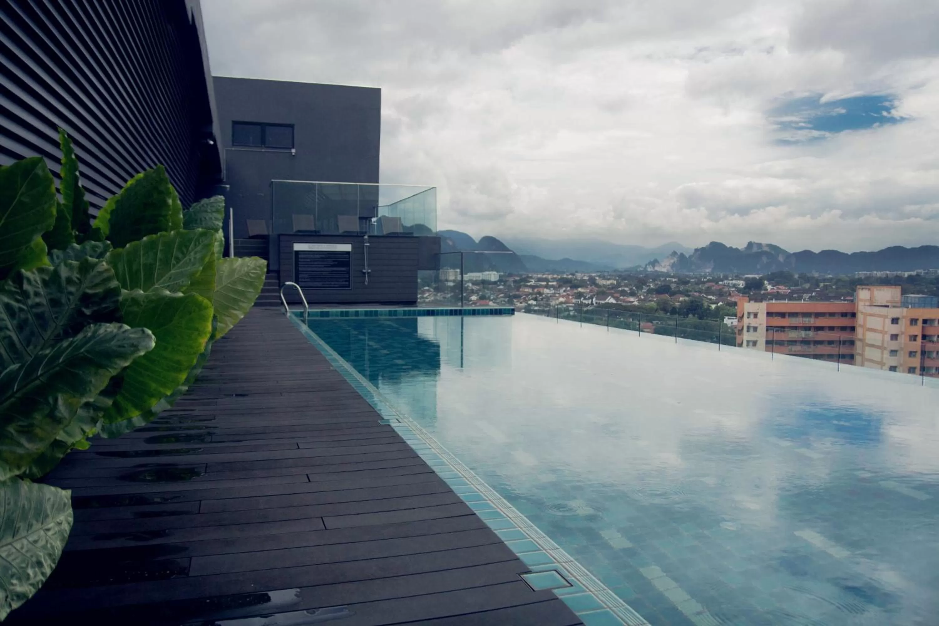 Swimming pool in M Roof Hotel & Residences
