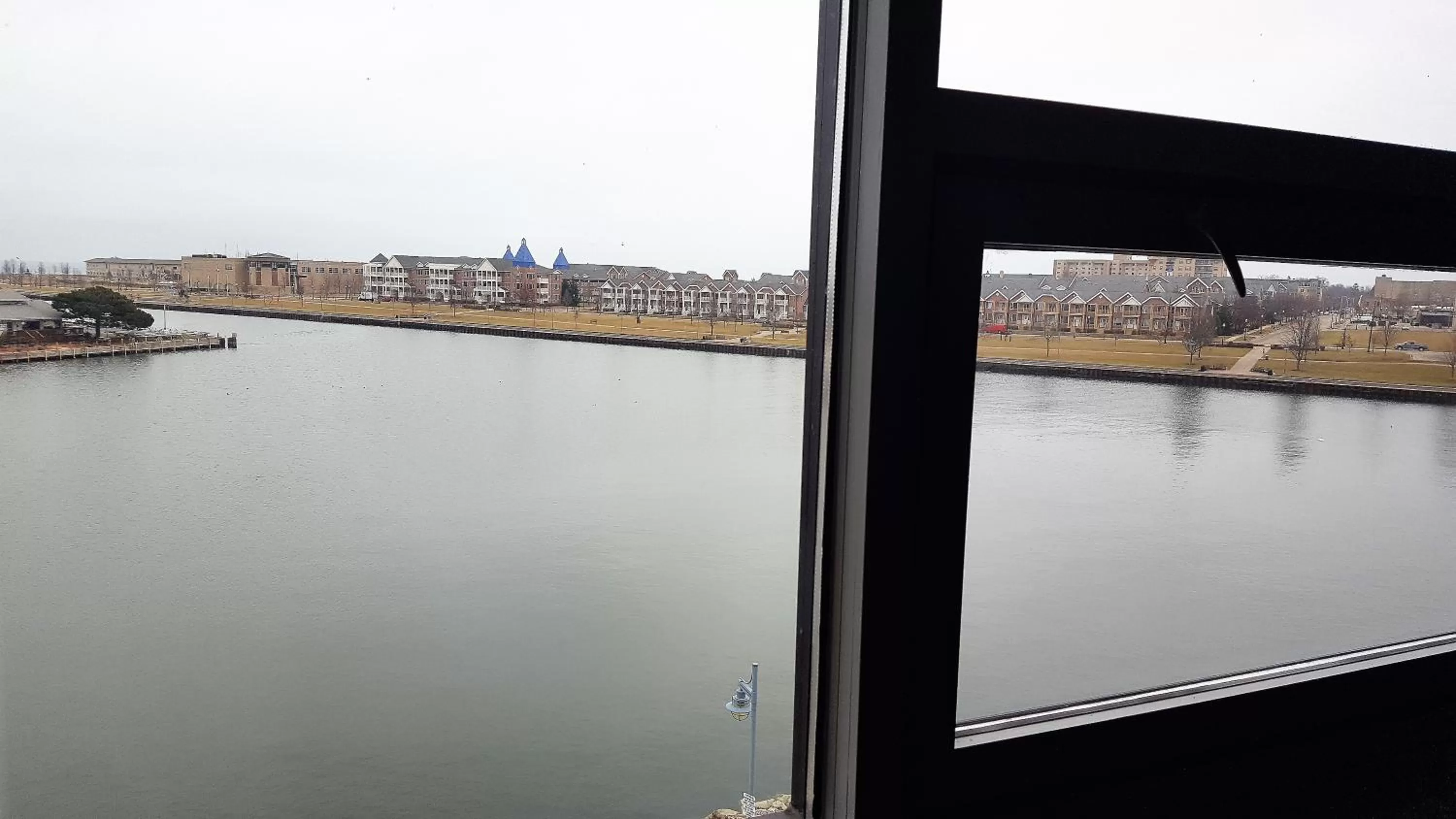 Lake view in Wyndham Garden Kenosha Harborside