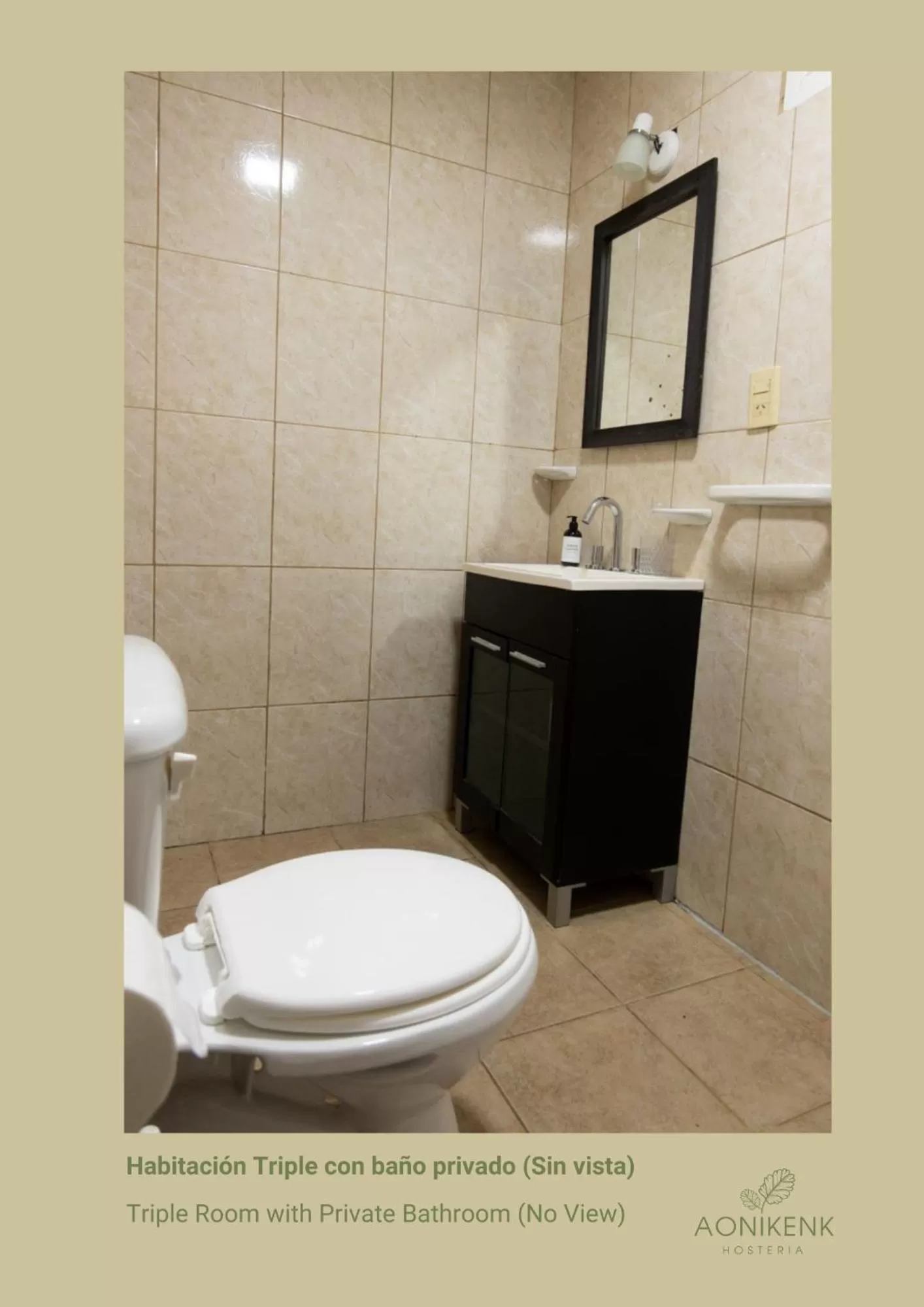 Bathroom in Hostería Aonikenk