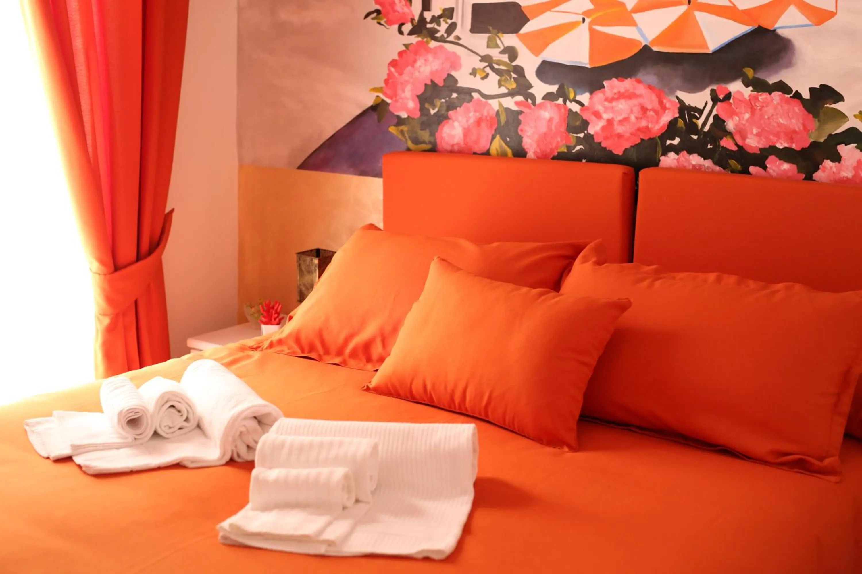 Bed in NapoliMia Boutique Hotel