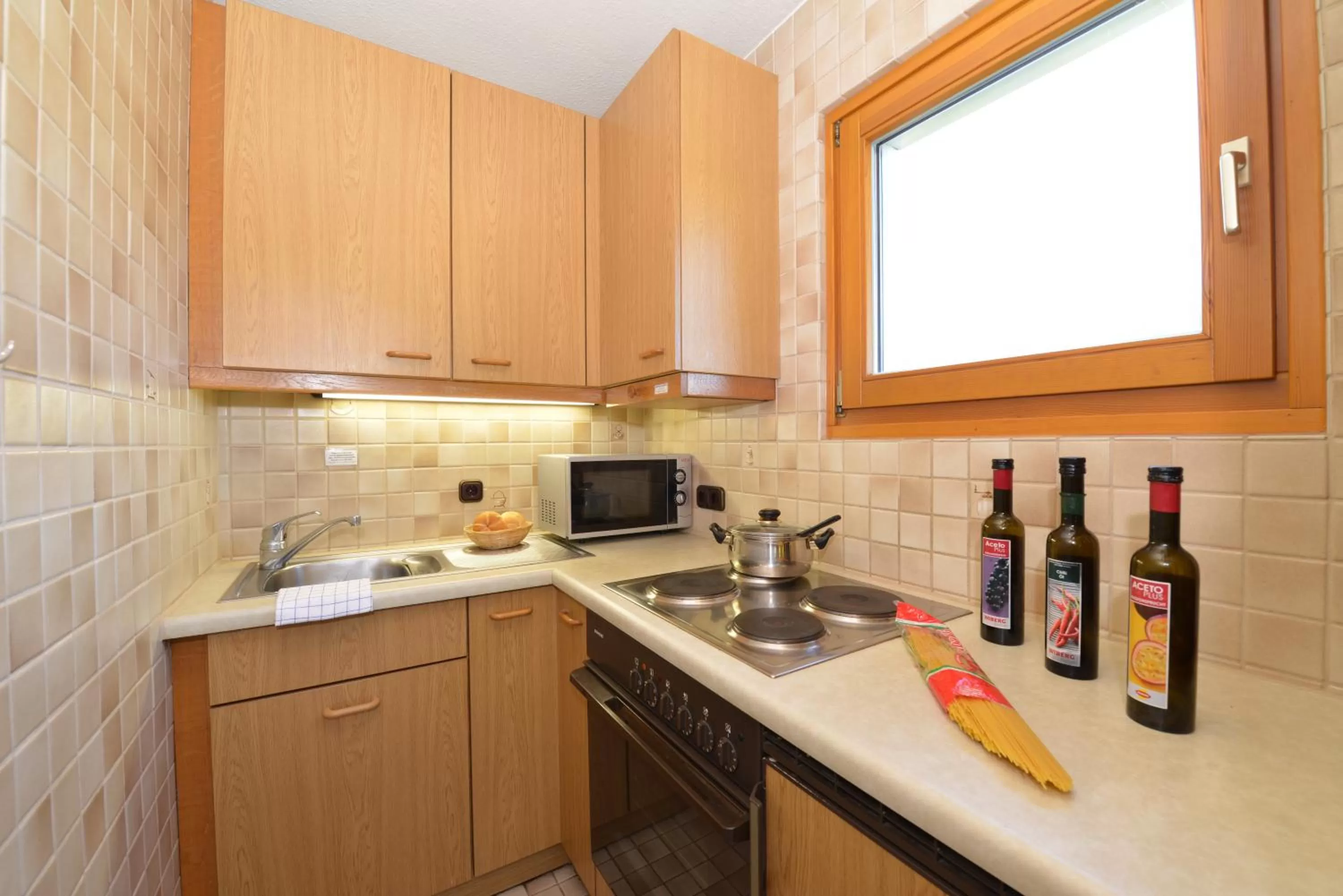 Kitchen or kitchenette in Familienhotel Kleinwalsertal