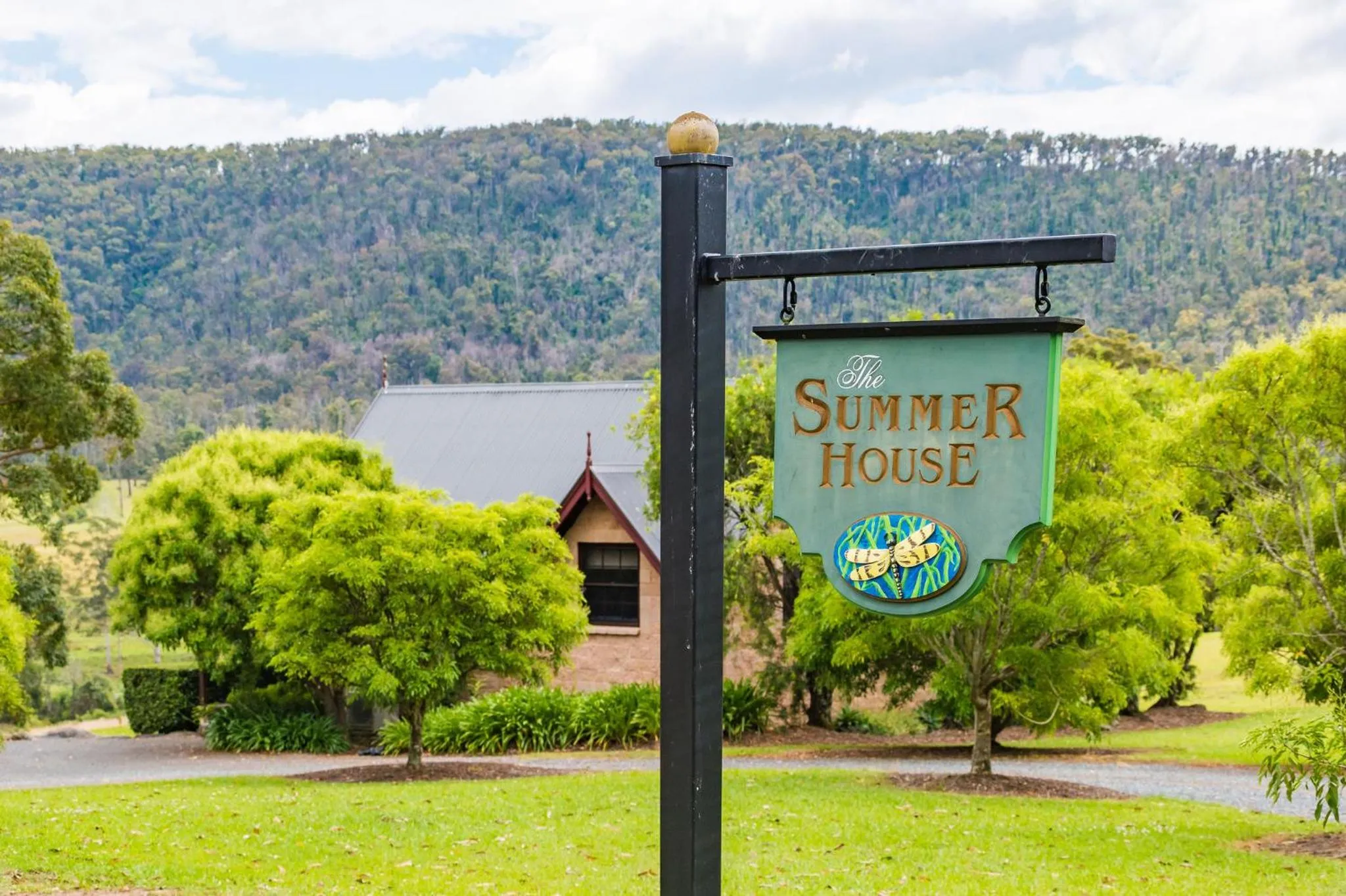 Garden view in Clarendon Forest Retreat