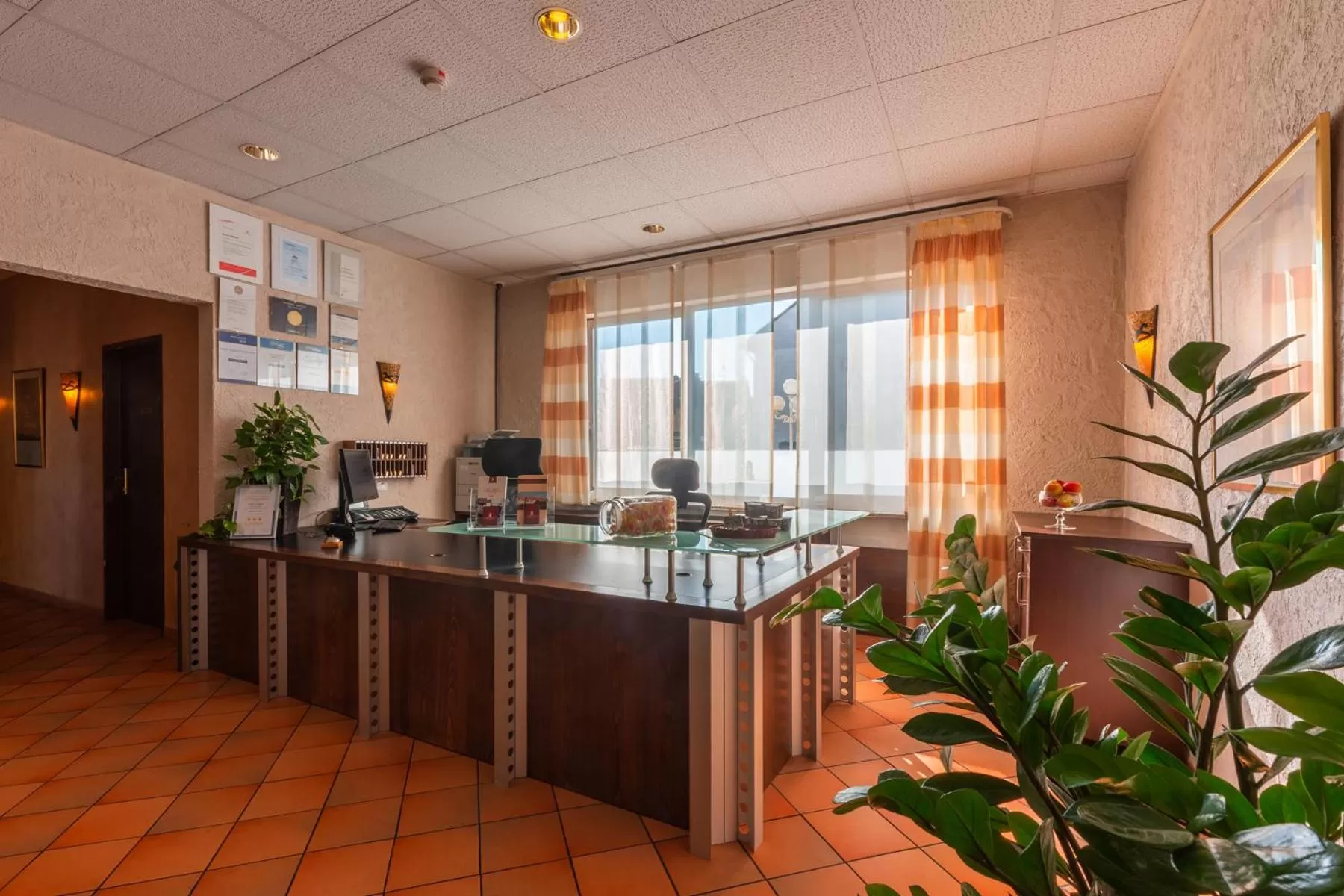 Lobby or reception in Parkhotel Obertshausen