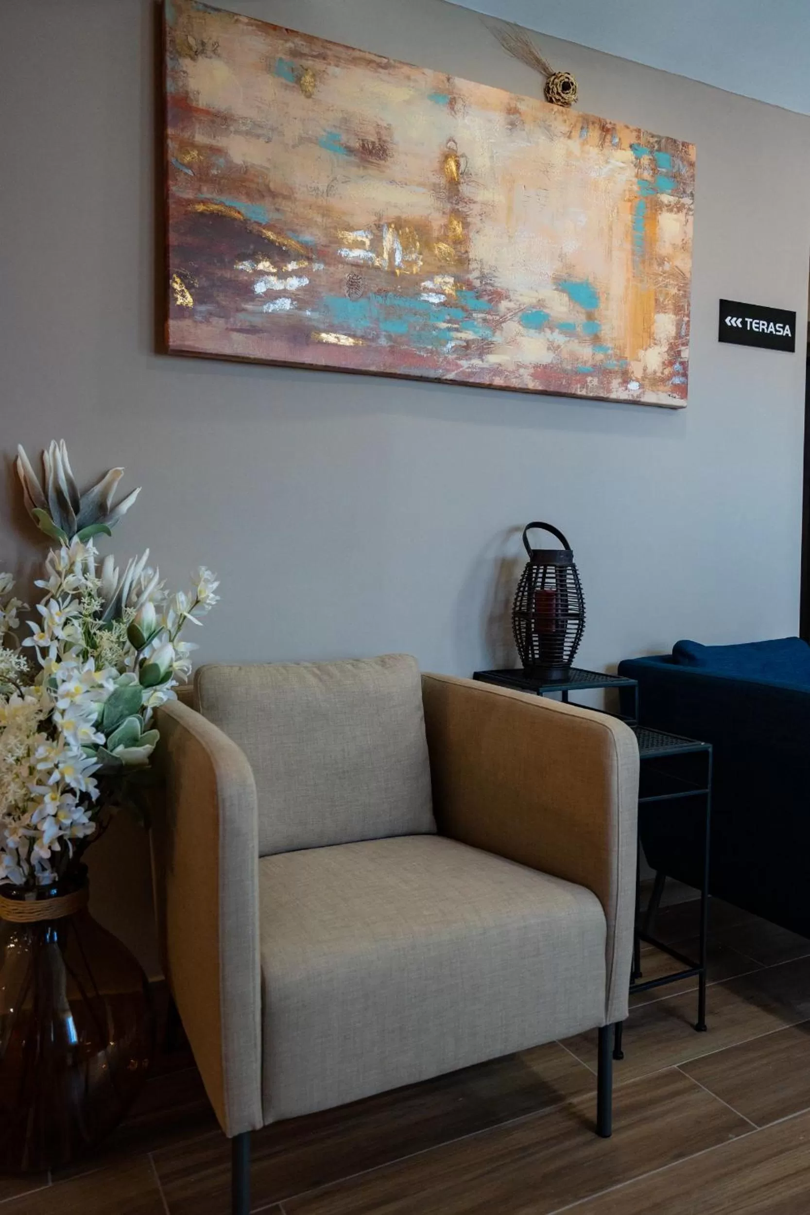 Seating area in Bed&Breakfast Novalis