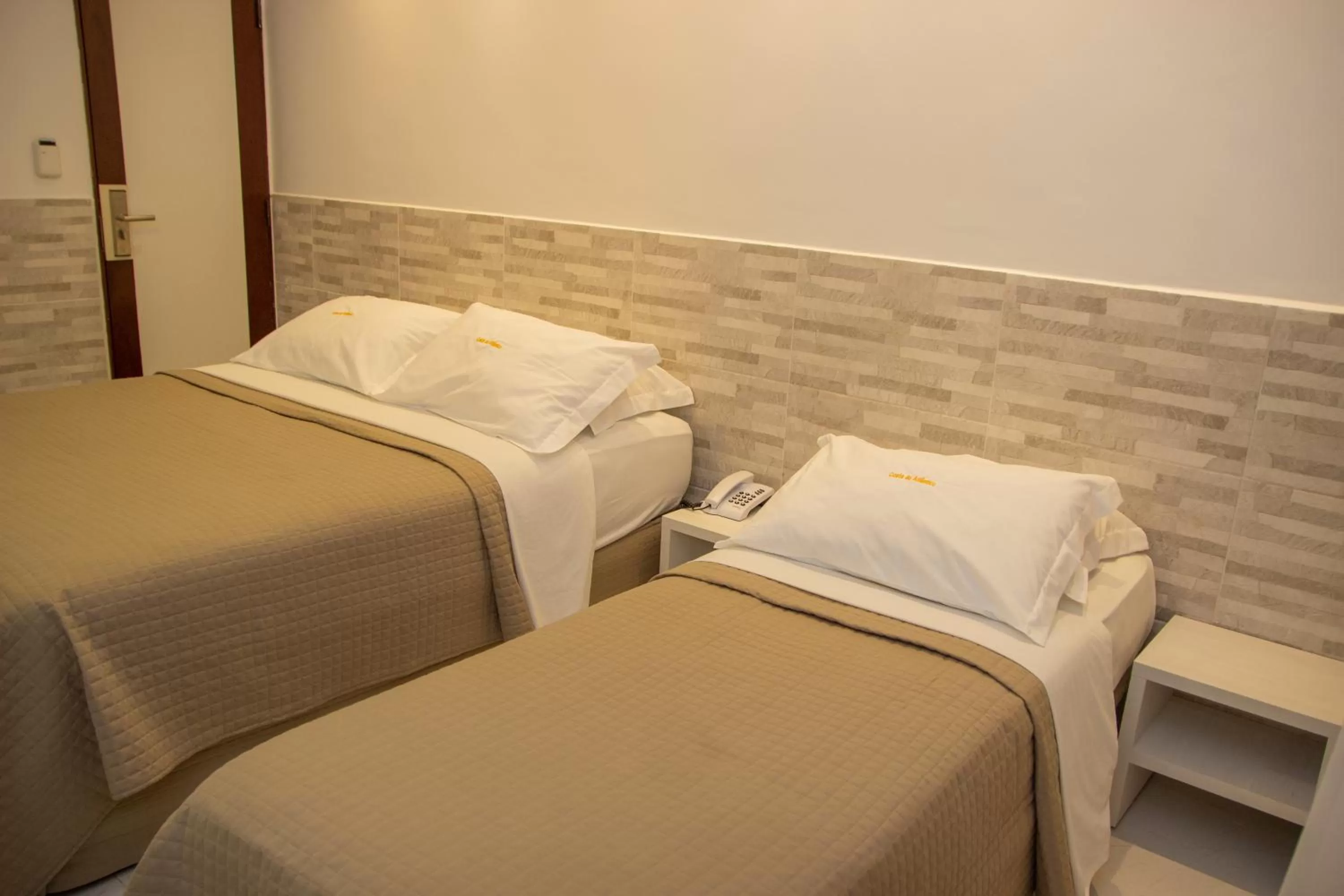 Bed in Hotel Pousada Costa do Atlântico