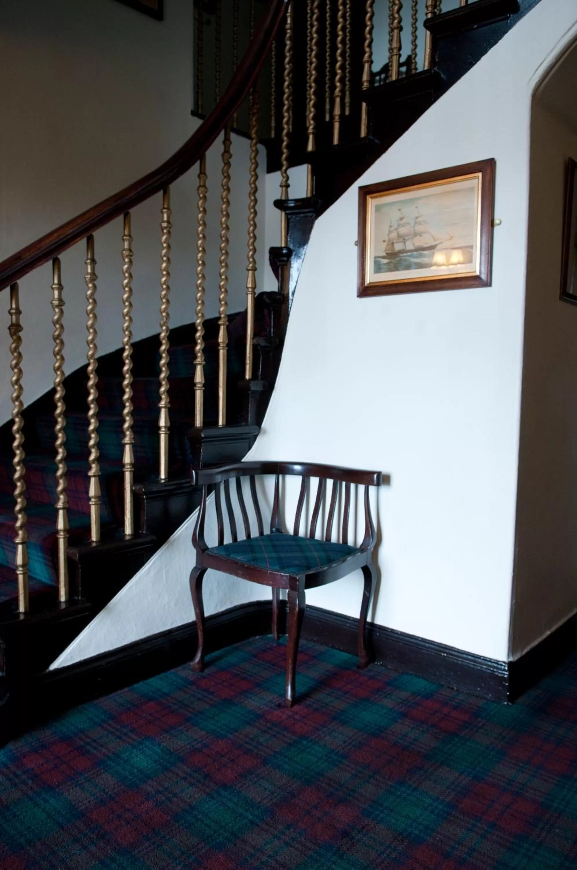 Decorative detail in The Upper Largo Hotel & Restaurant