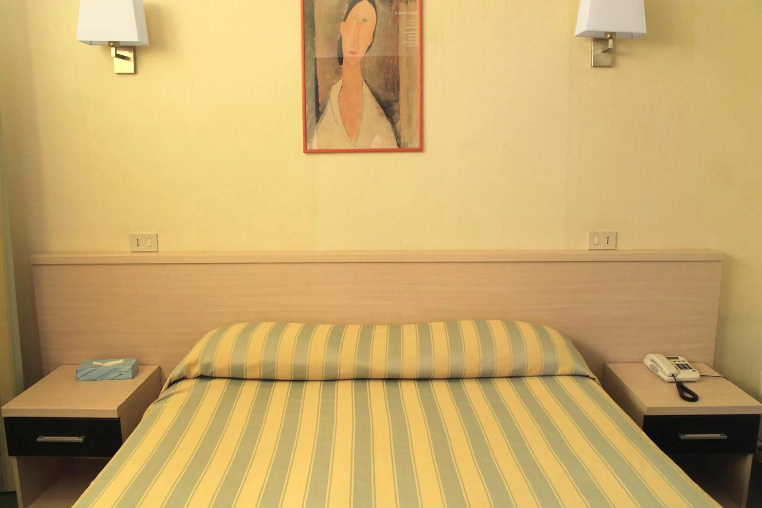 Bed in Hotel Villa Delle Rose