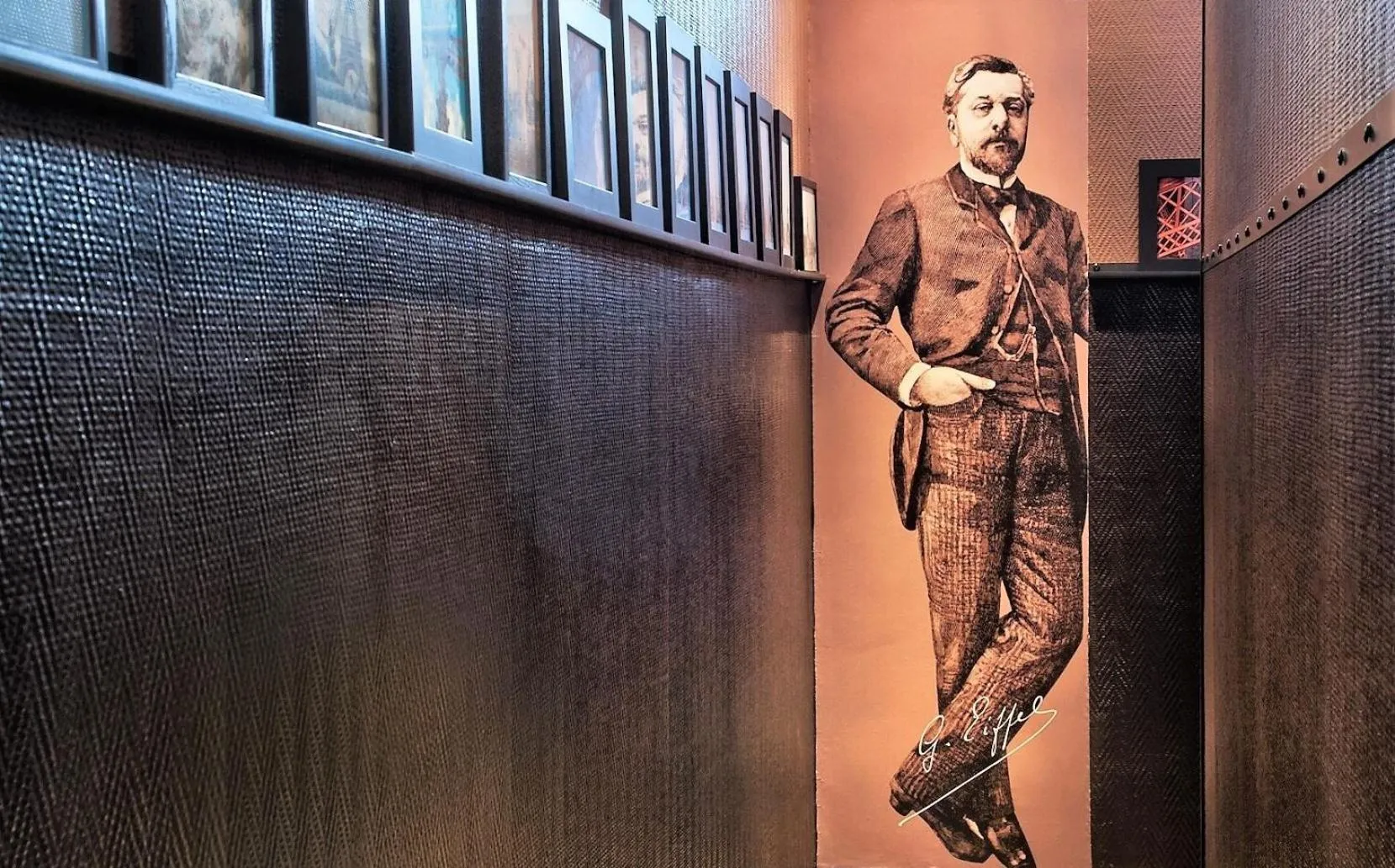 Decorative detail in Hotel Alpha Paris Eiffel by Patrick Hayat