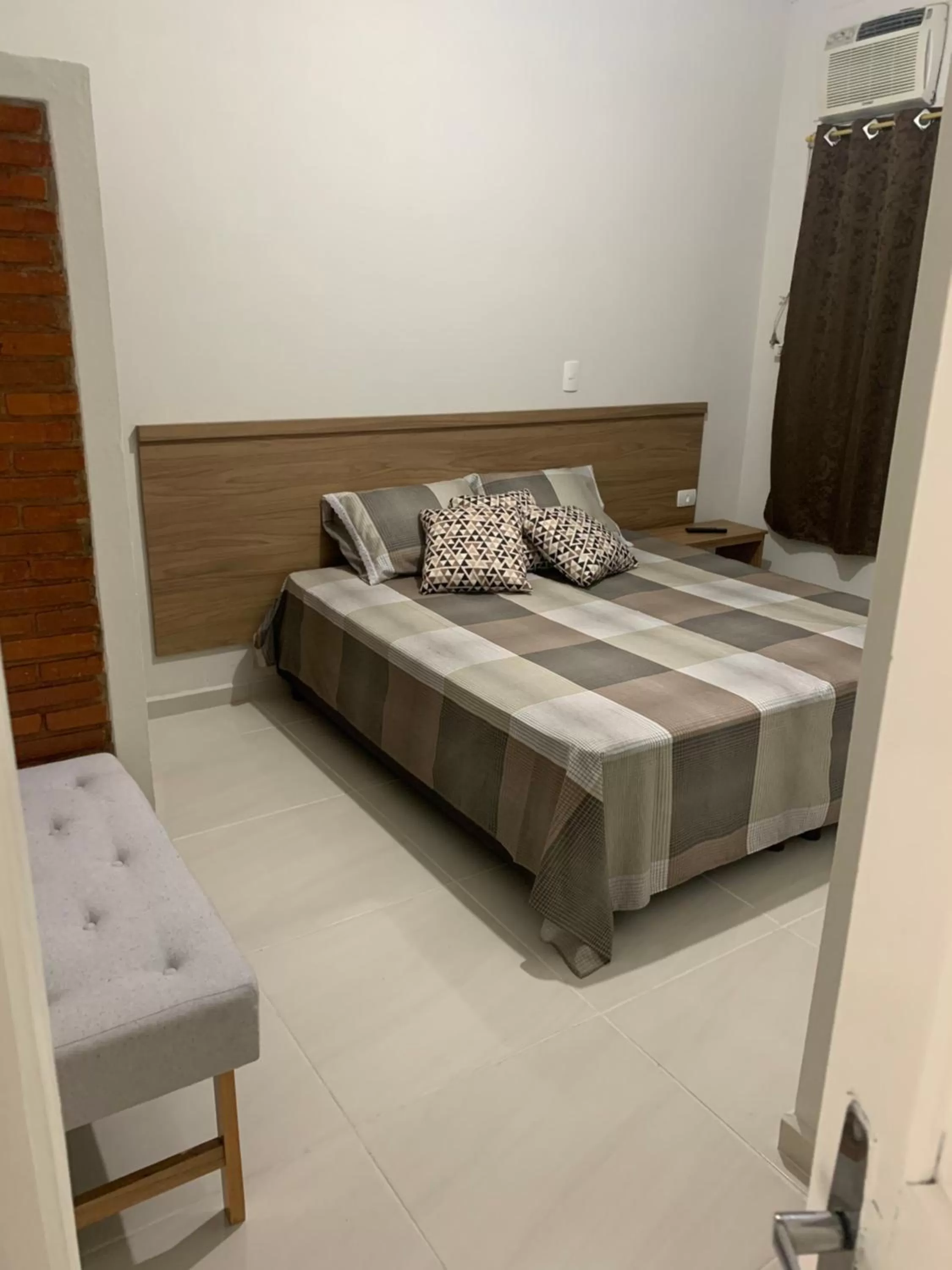 Bed in Pousada Ananda São Pedro