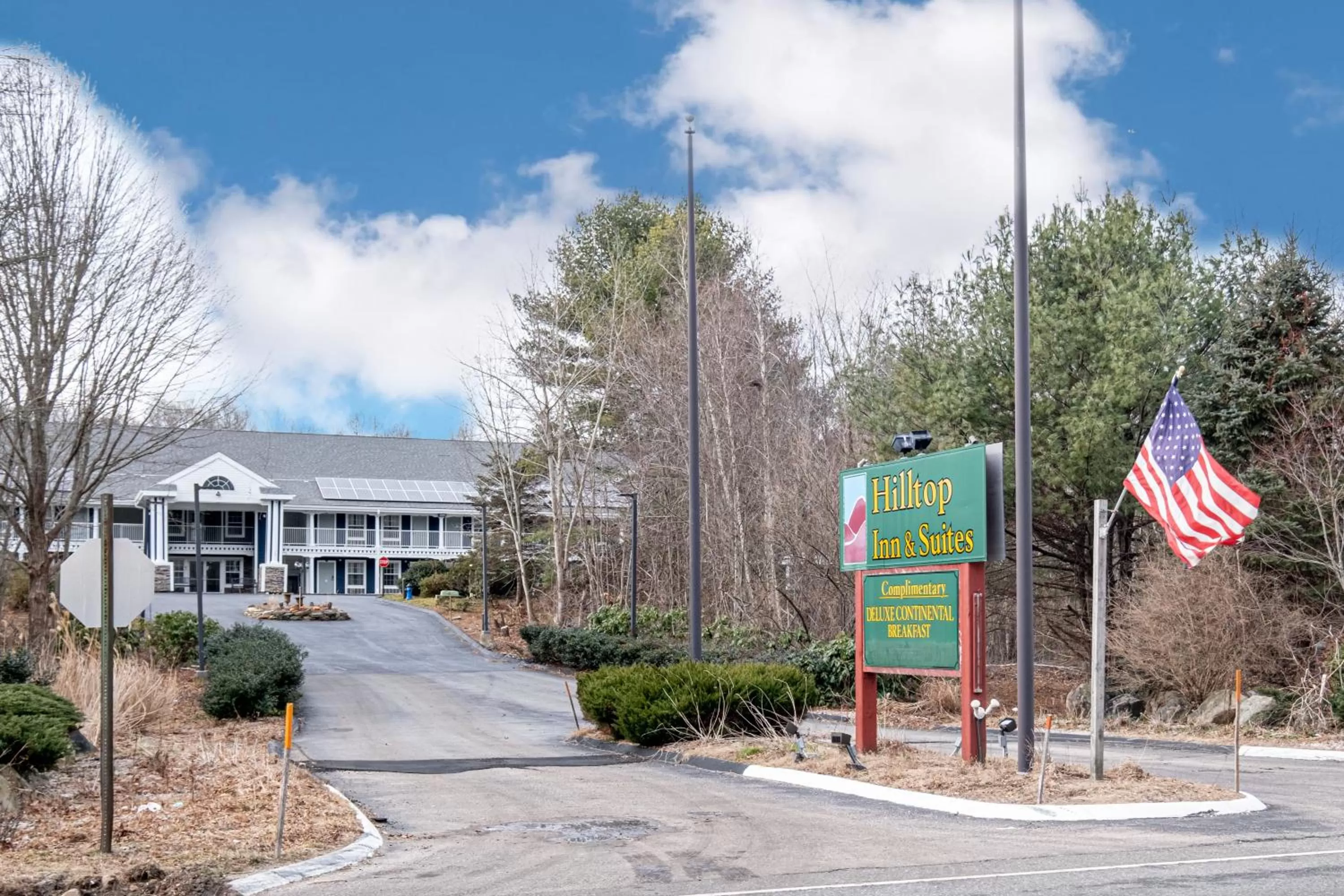 Property logo or sign in Hilltop Inn & Suites, near Foxwoods Casino
