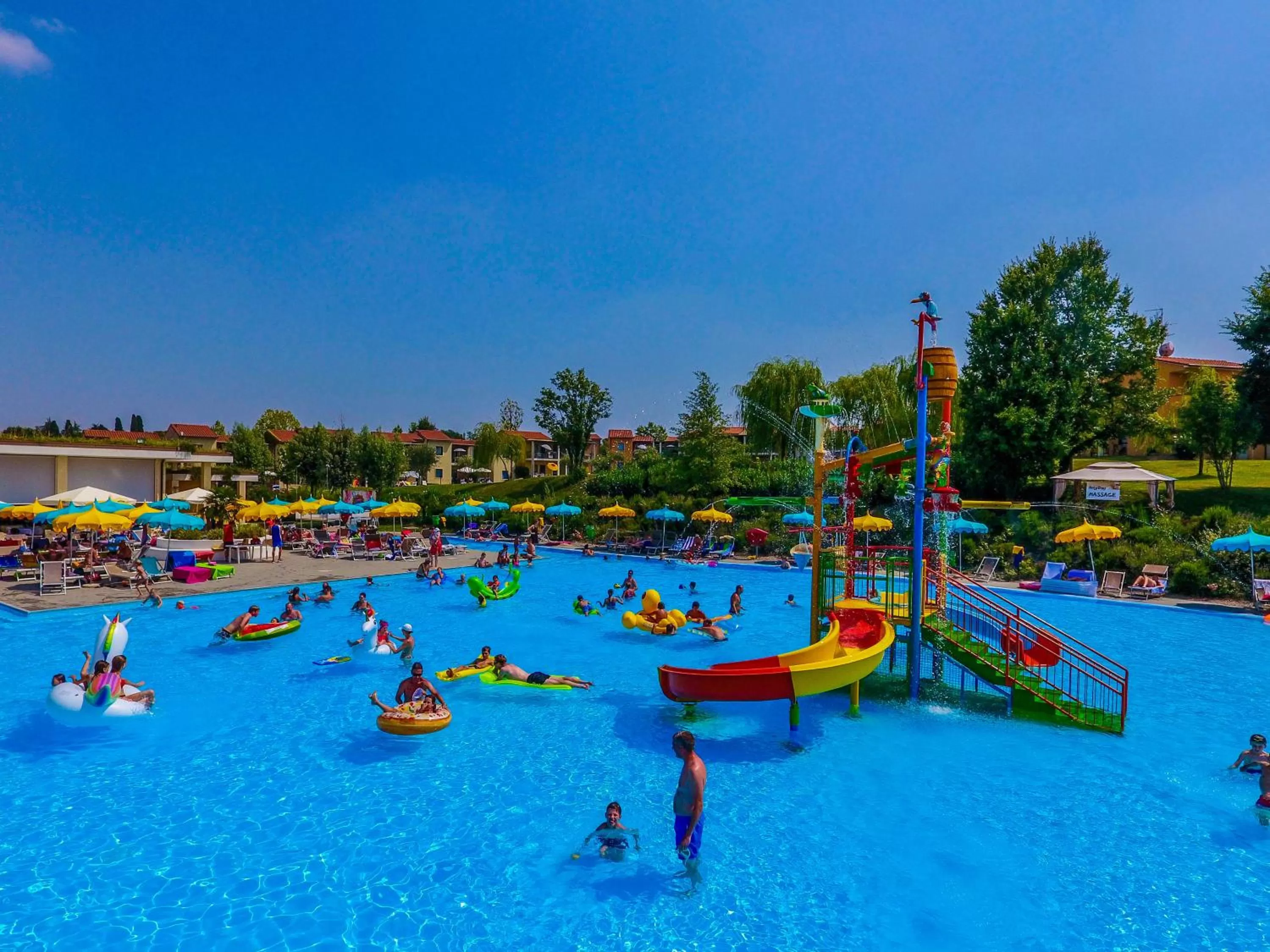 People in Belvedere Village