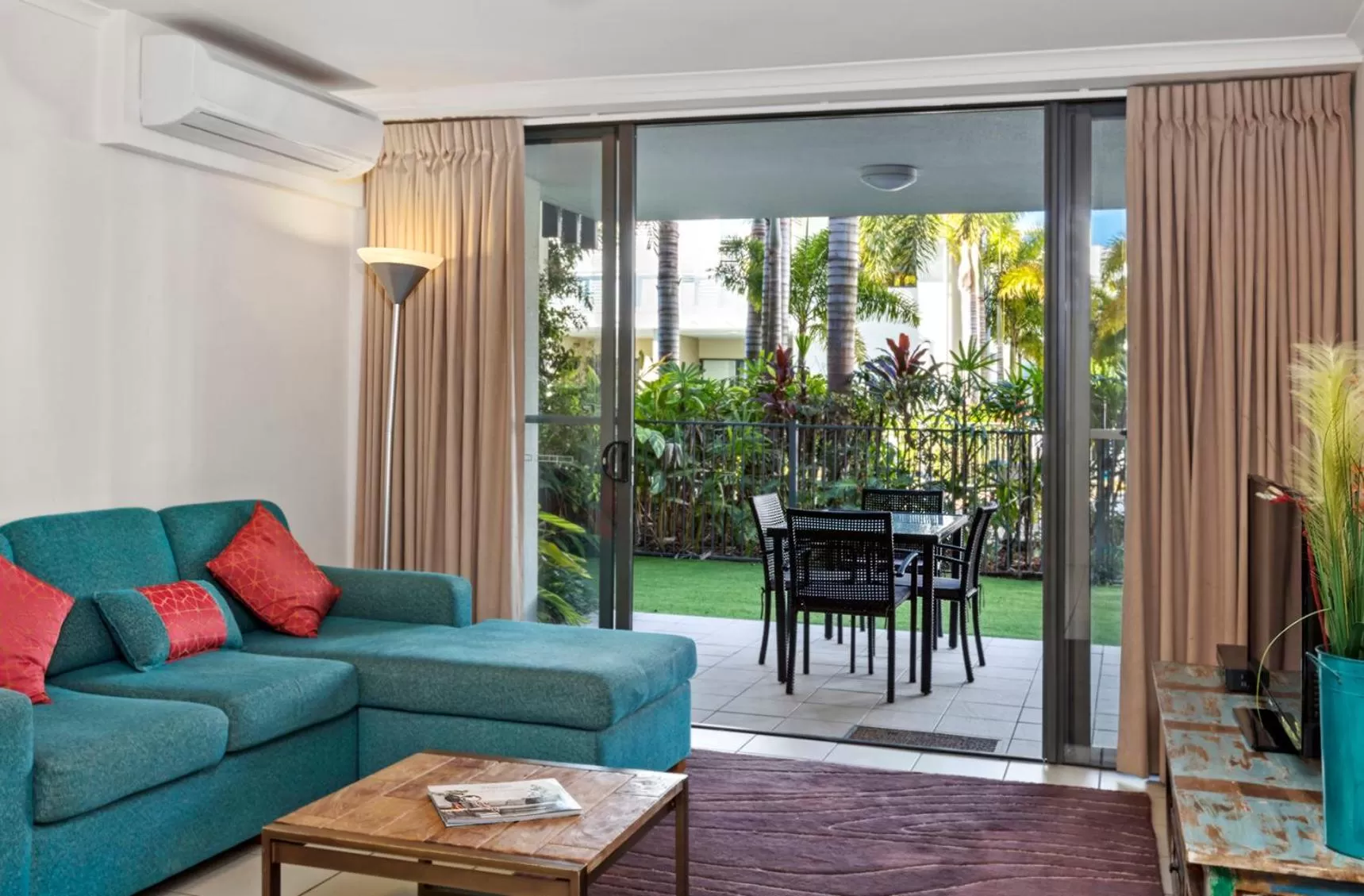 Living room in Sand Dunes Resort Accommodation