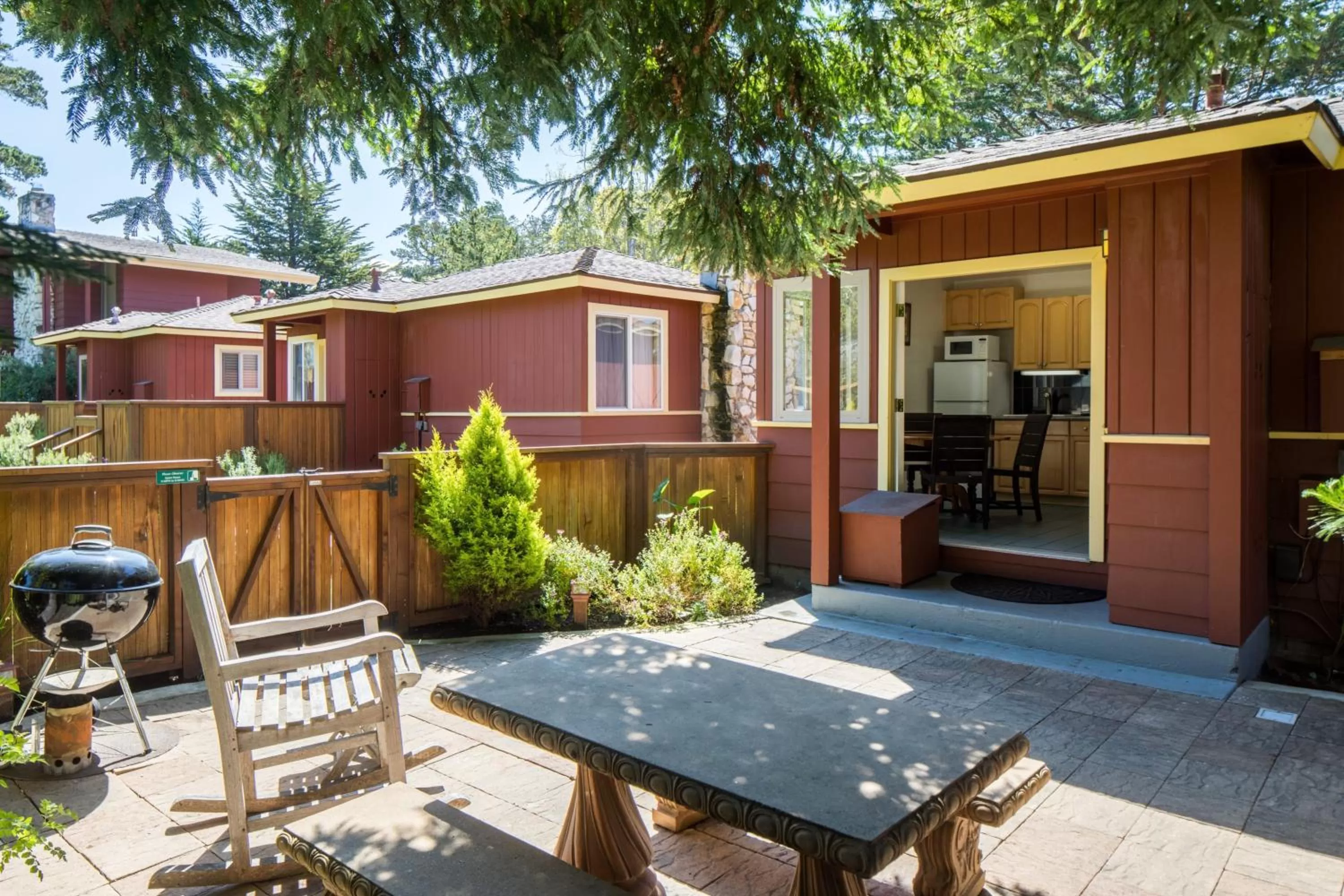 Patio in Andril Fireplace Cottages
