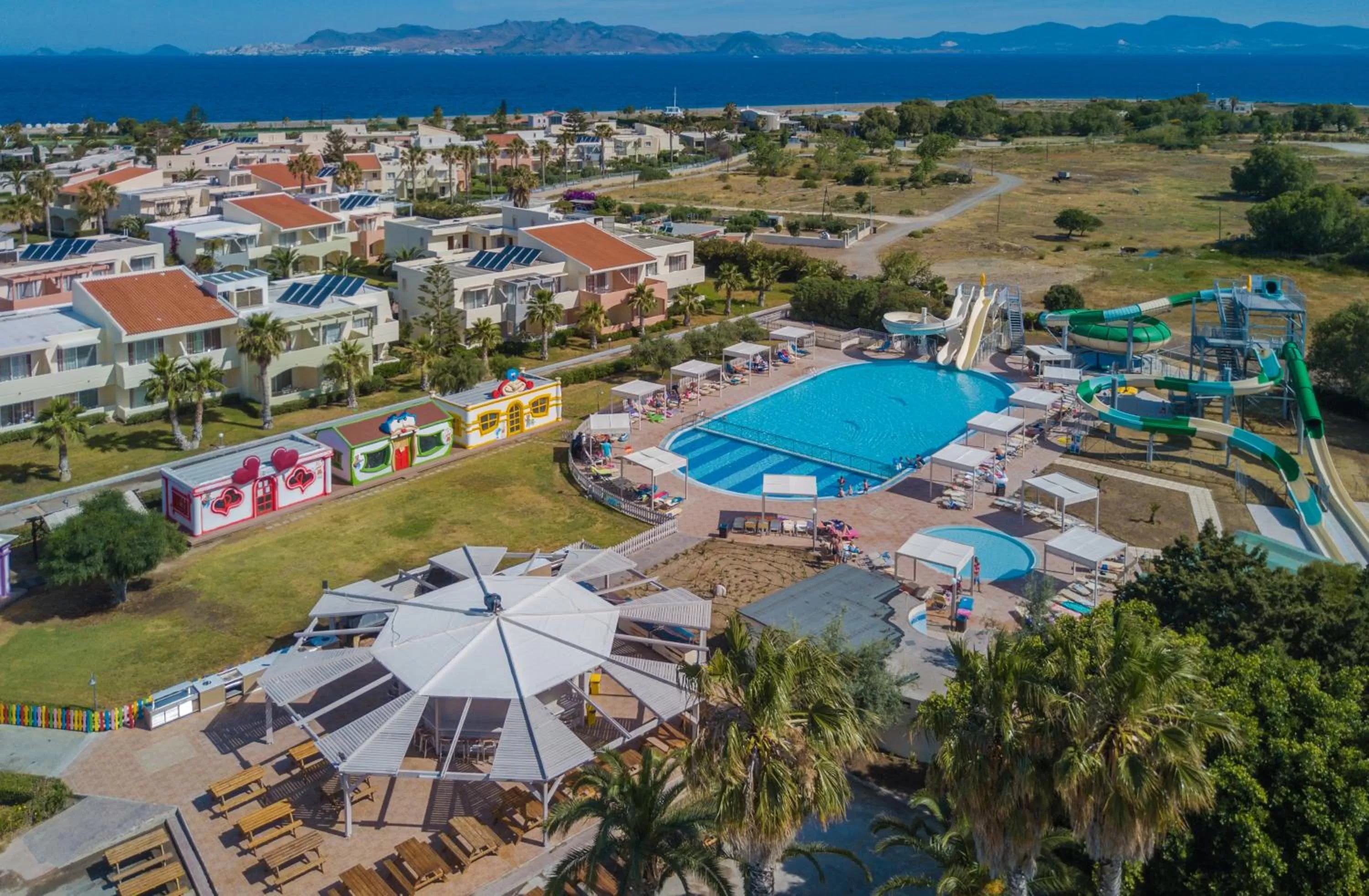 Aqua park in Kipriotis Village Resort