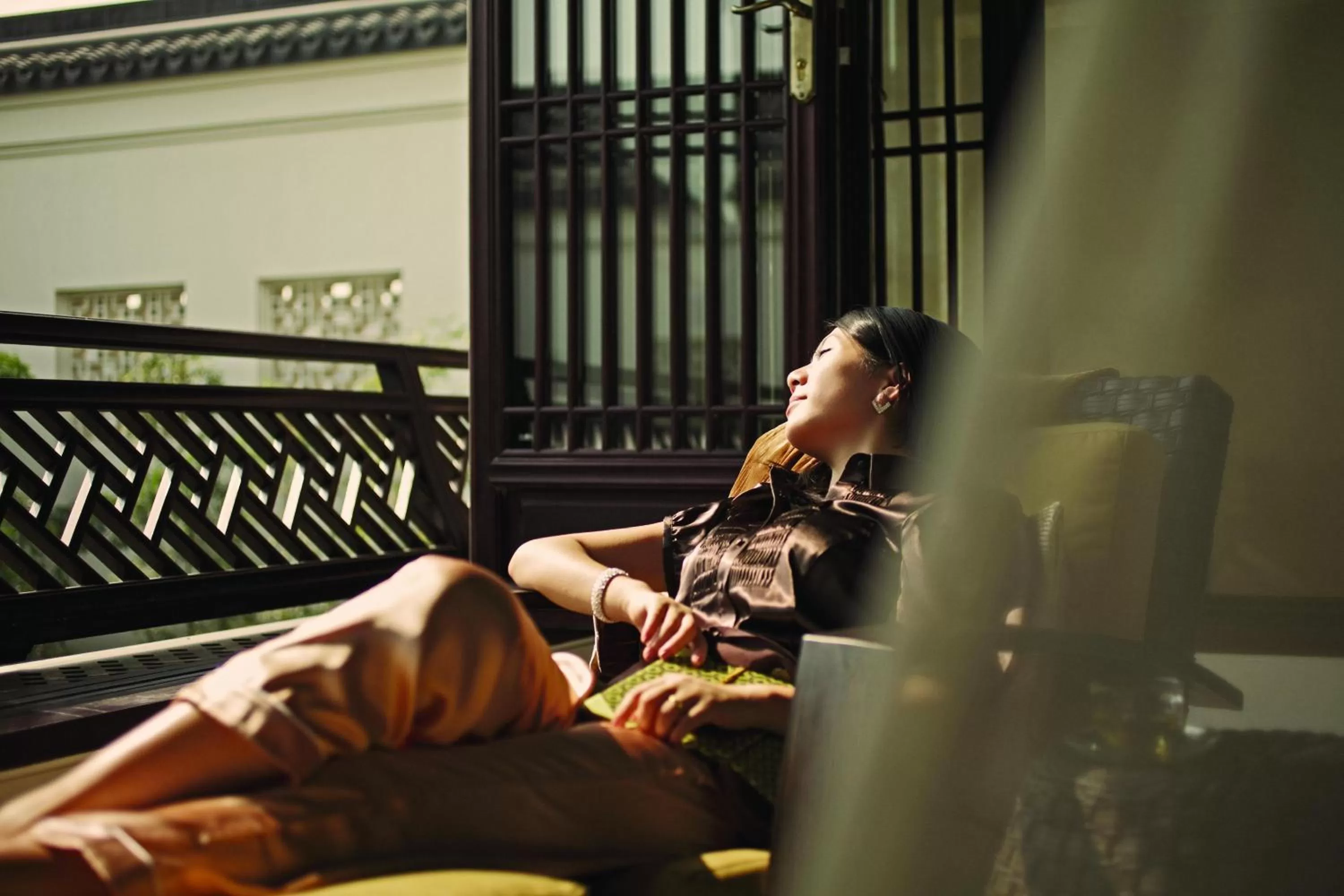 People in Four Seasons Hotel Hangzhou at West Lake