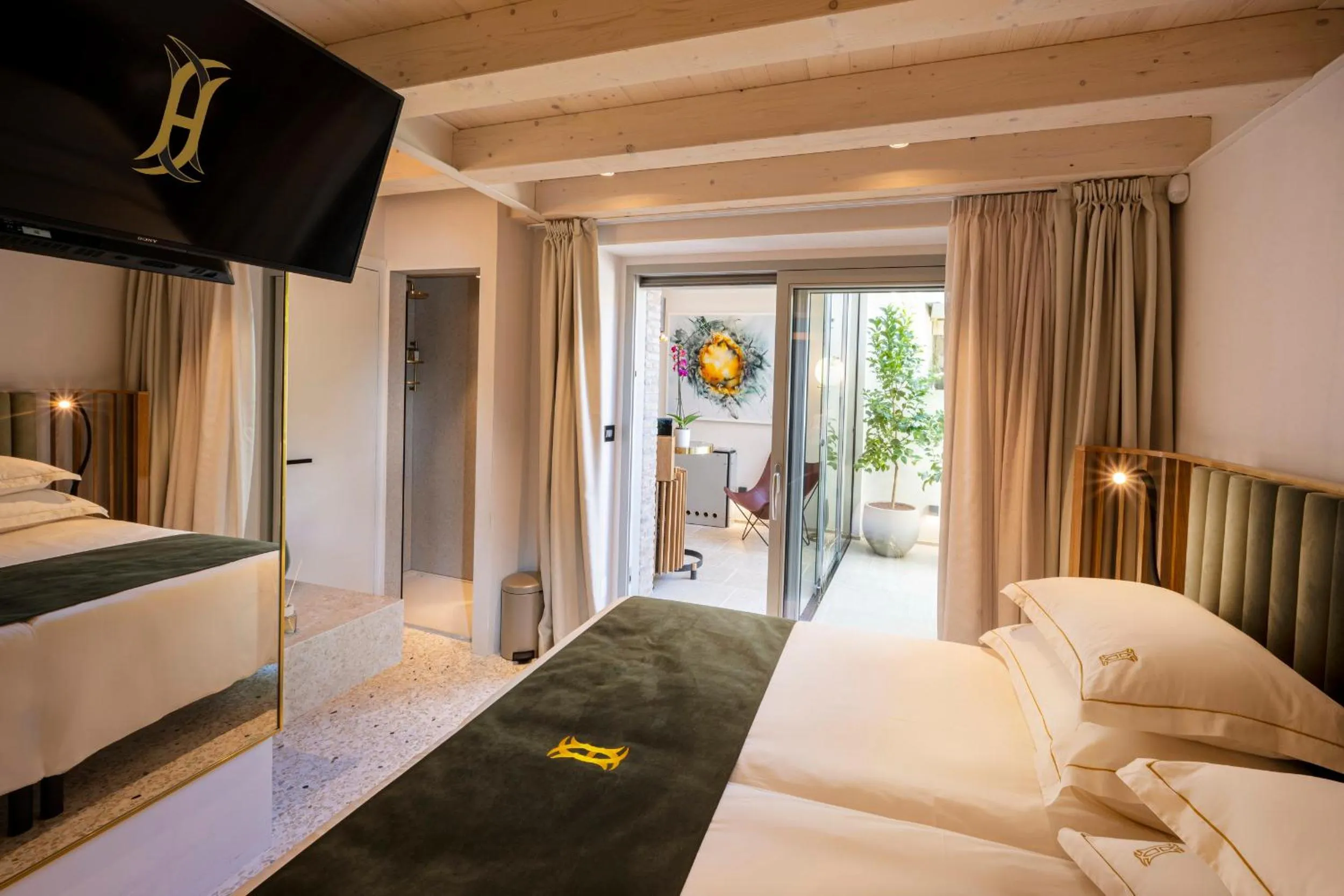 Bed in Spirito Santo Palazzo Storico - Adults Only