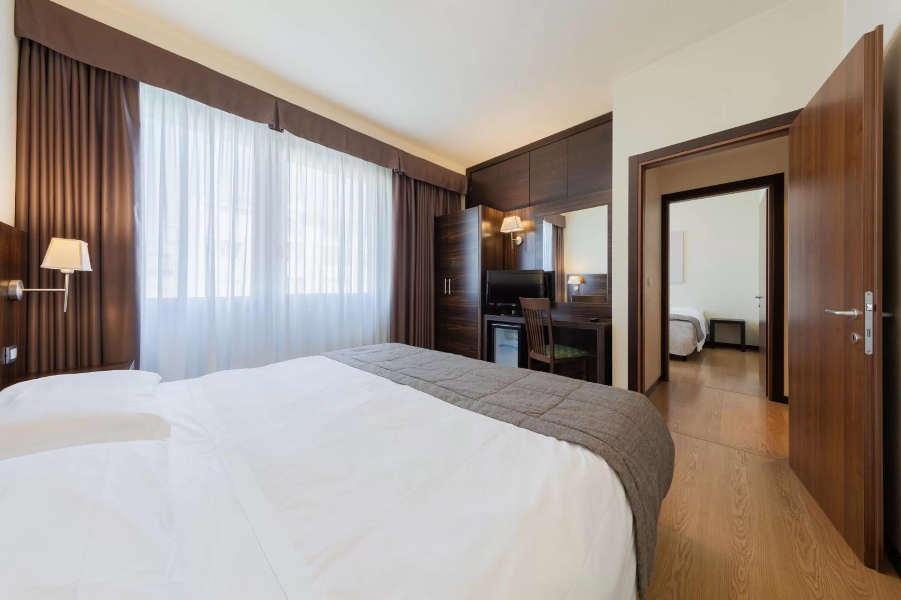 Photo of the whole room, Bed in Hotel Delfino Venezia Mestre