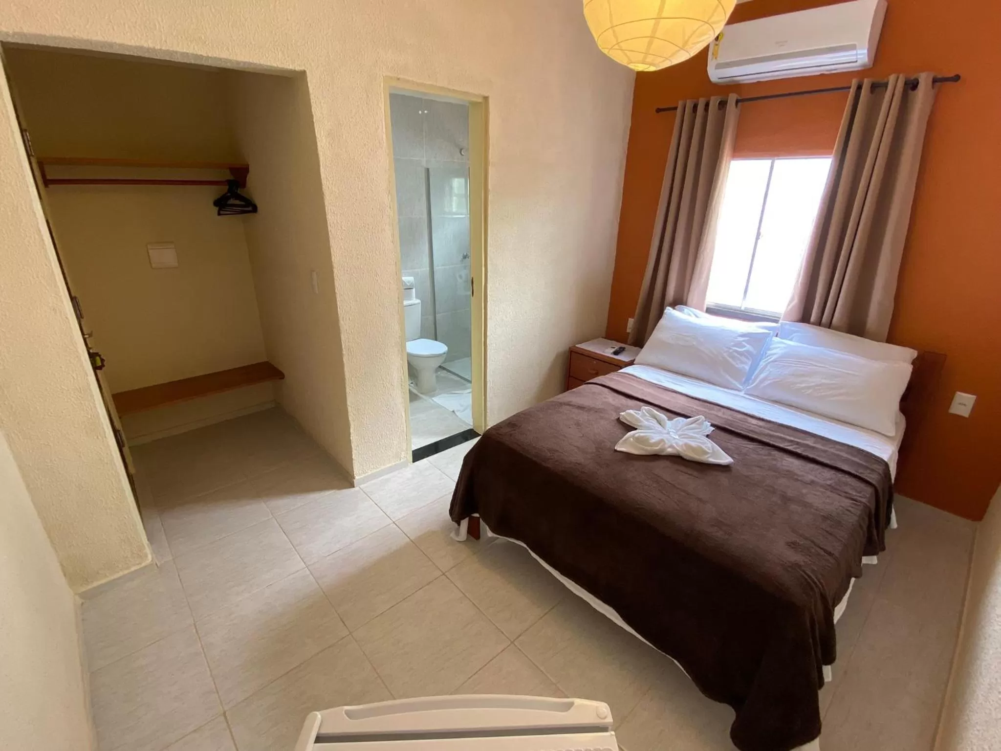 Bed in Refúgio Pousada Fortaleza