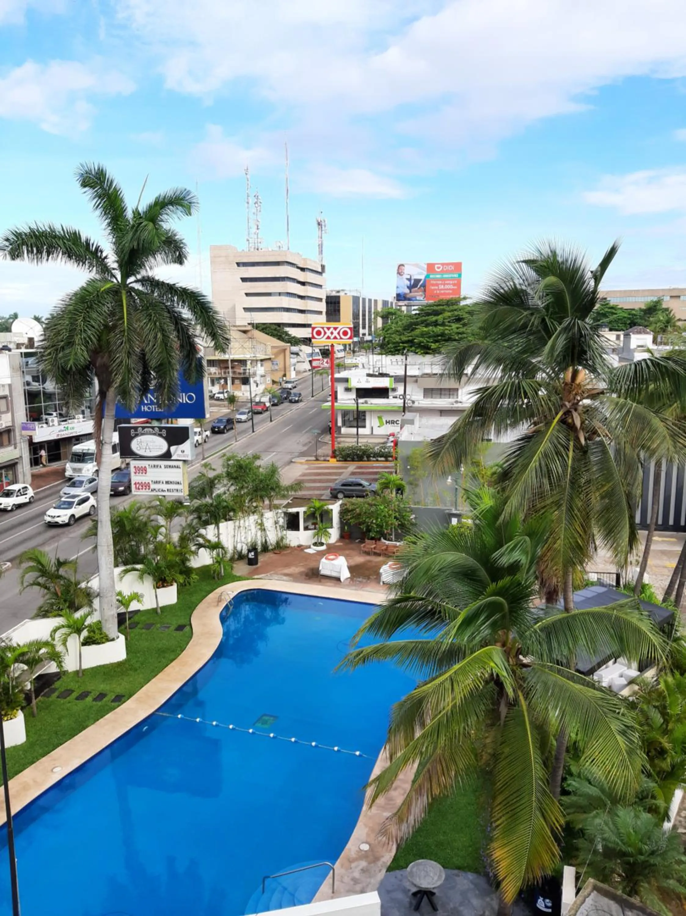 Pool view in Hotel San Antonio