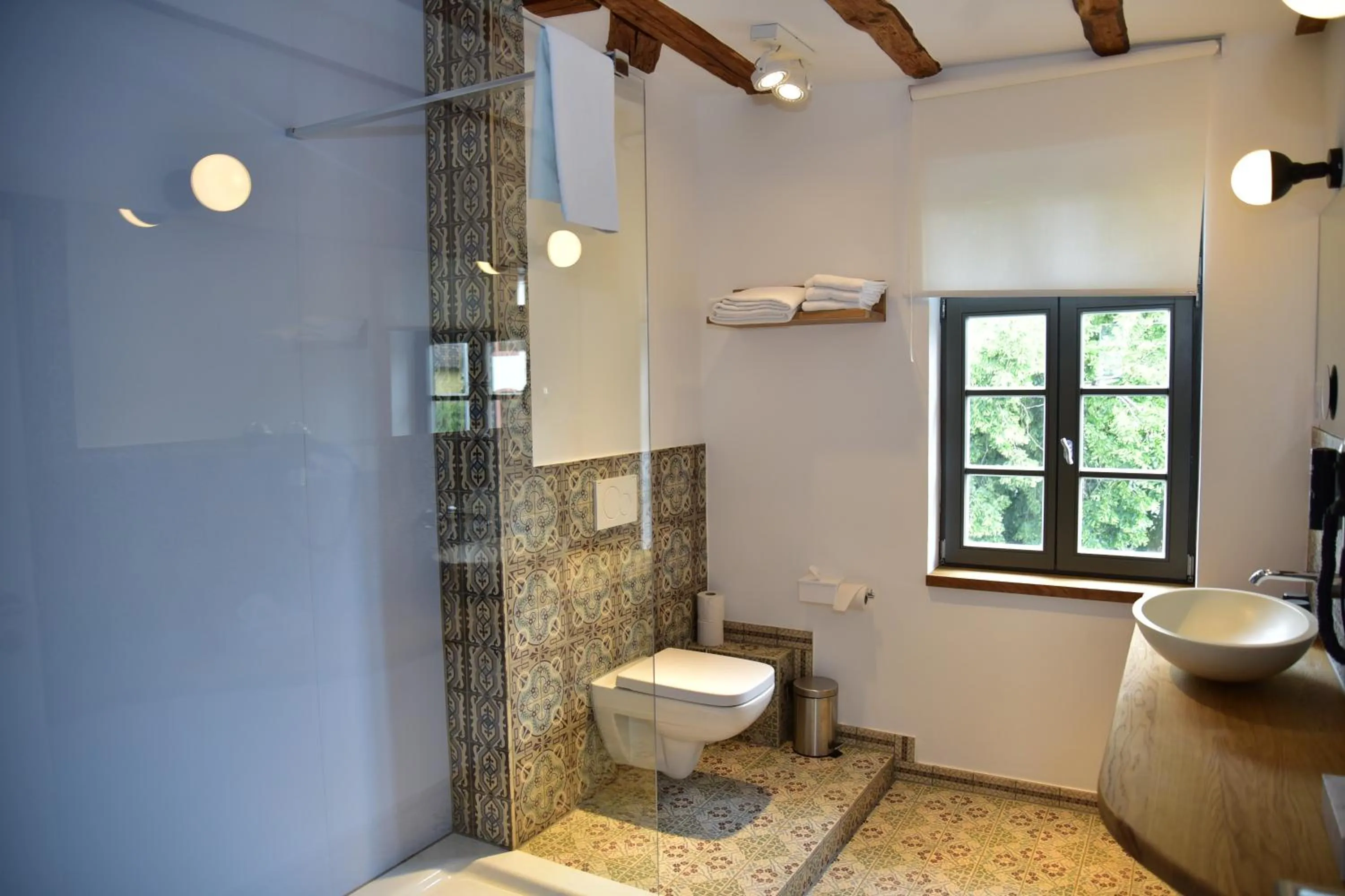 Toilet in Hotel Schöne Aussicht