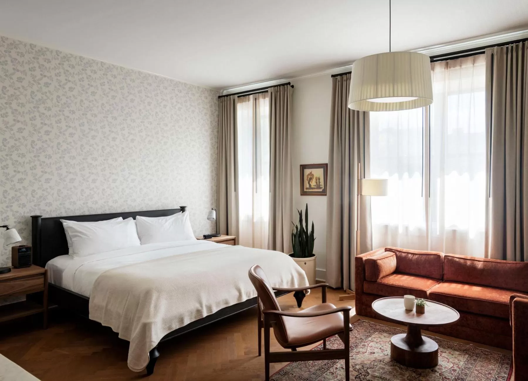 Bed in The Quoin Hotel