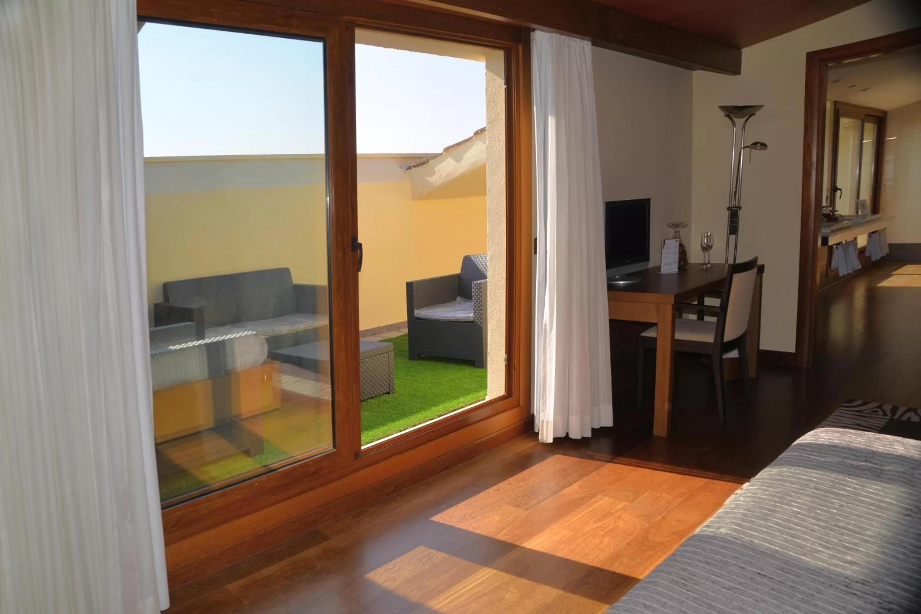 Decorative detail, Bed in Hotel Ríos