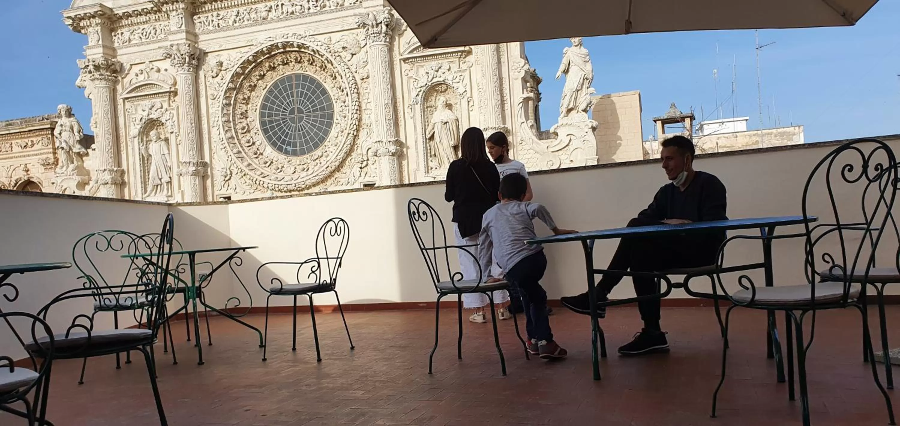 Balcony/Terrace in B&B I sei volti Lecce