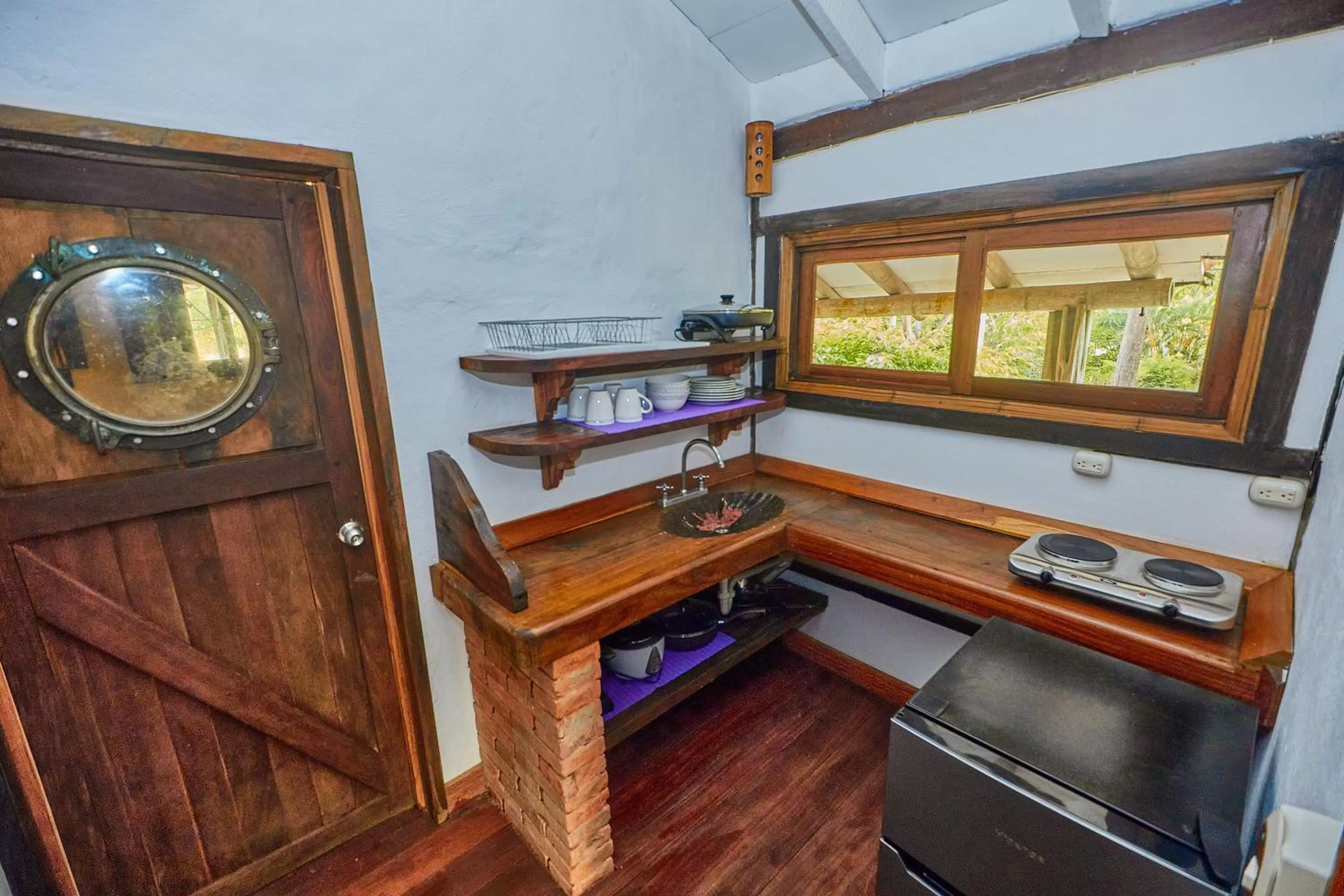 Kitchen or kitchenette in Hotel Posada Los Destiladeros