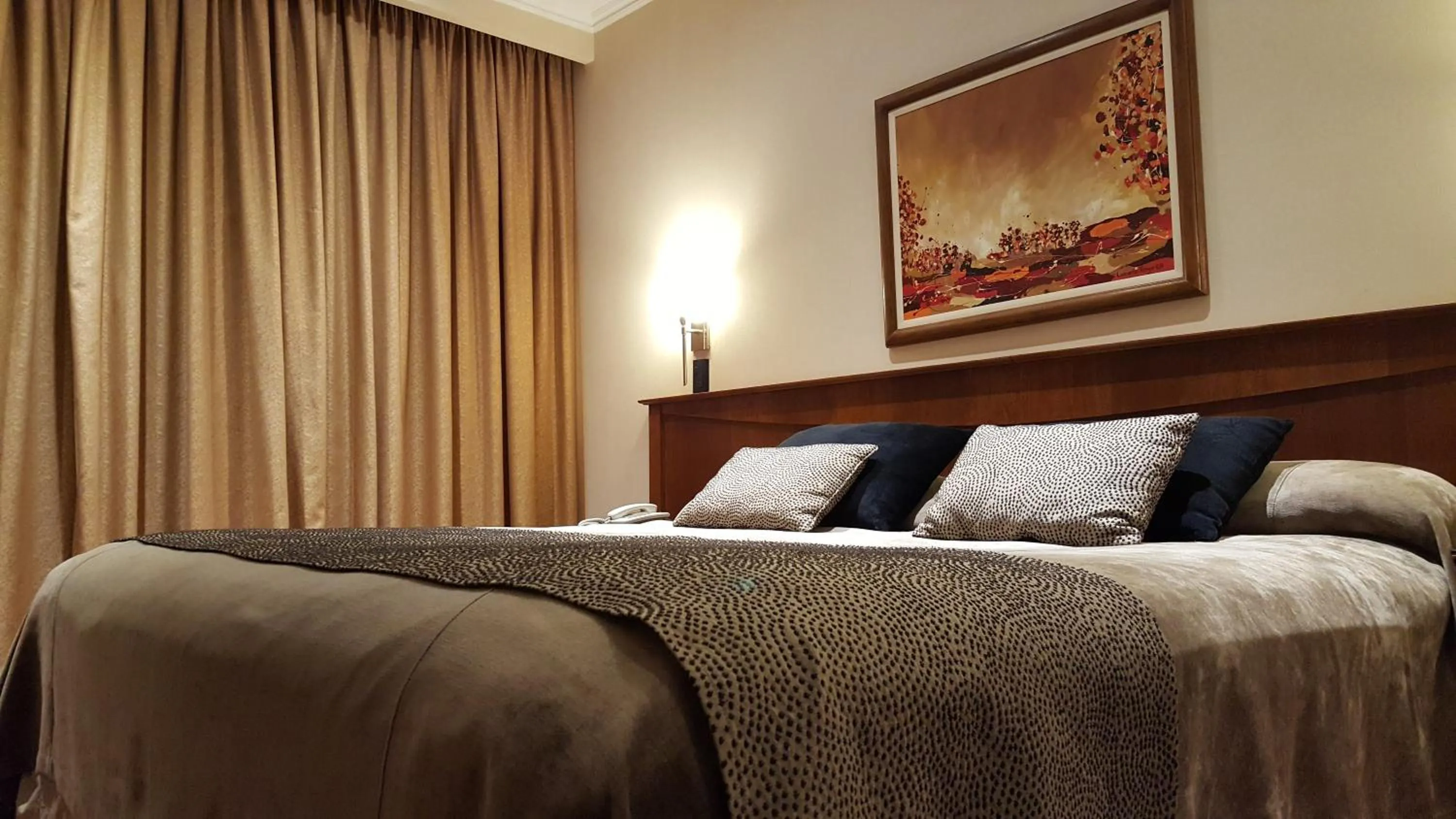 Bed in Hotel Viñas del Sol