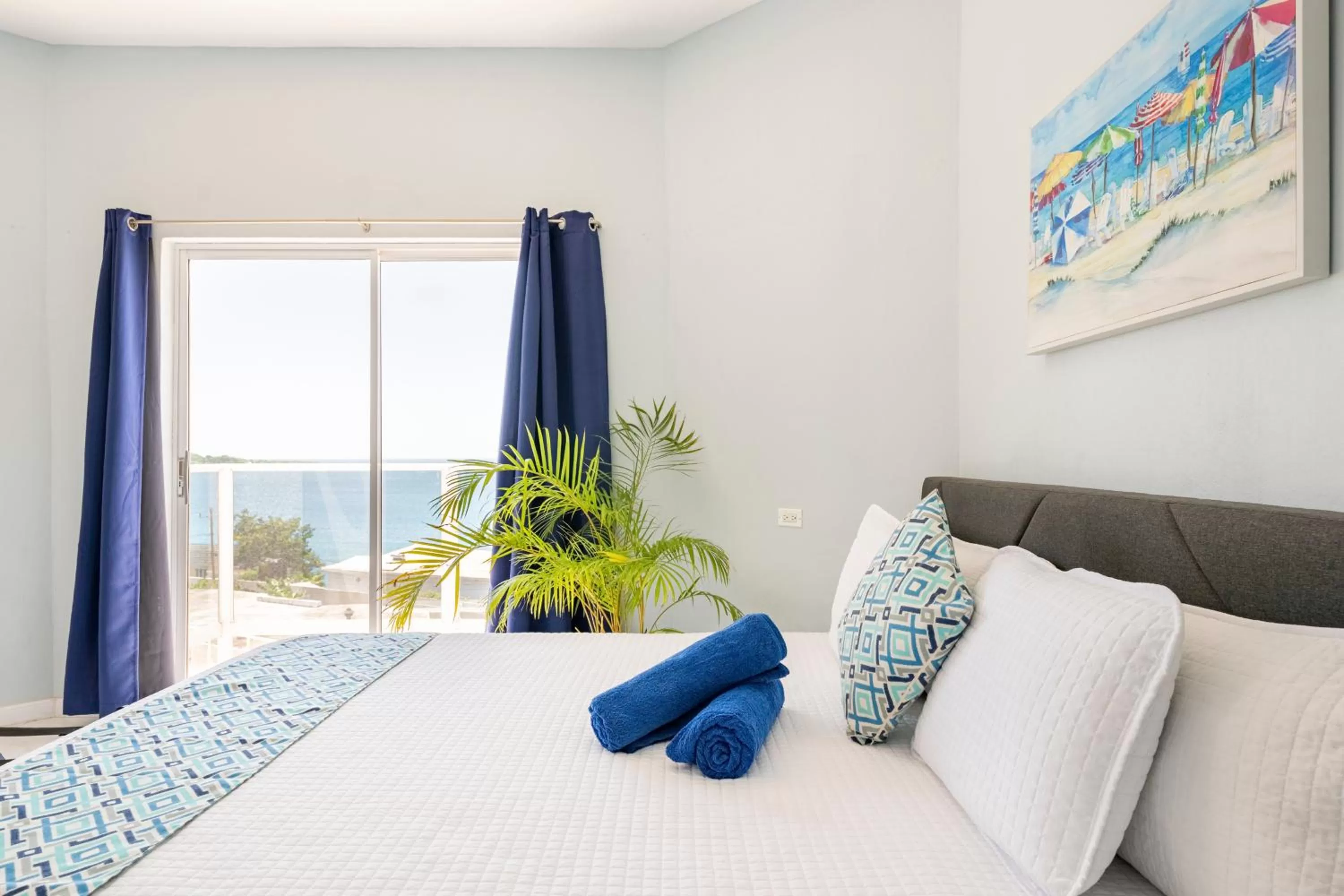 Bed in Luxe Beach Resort