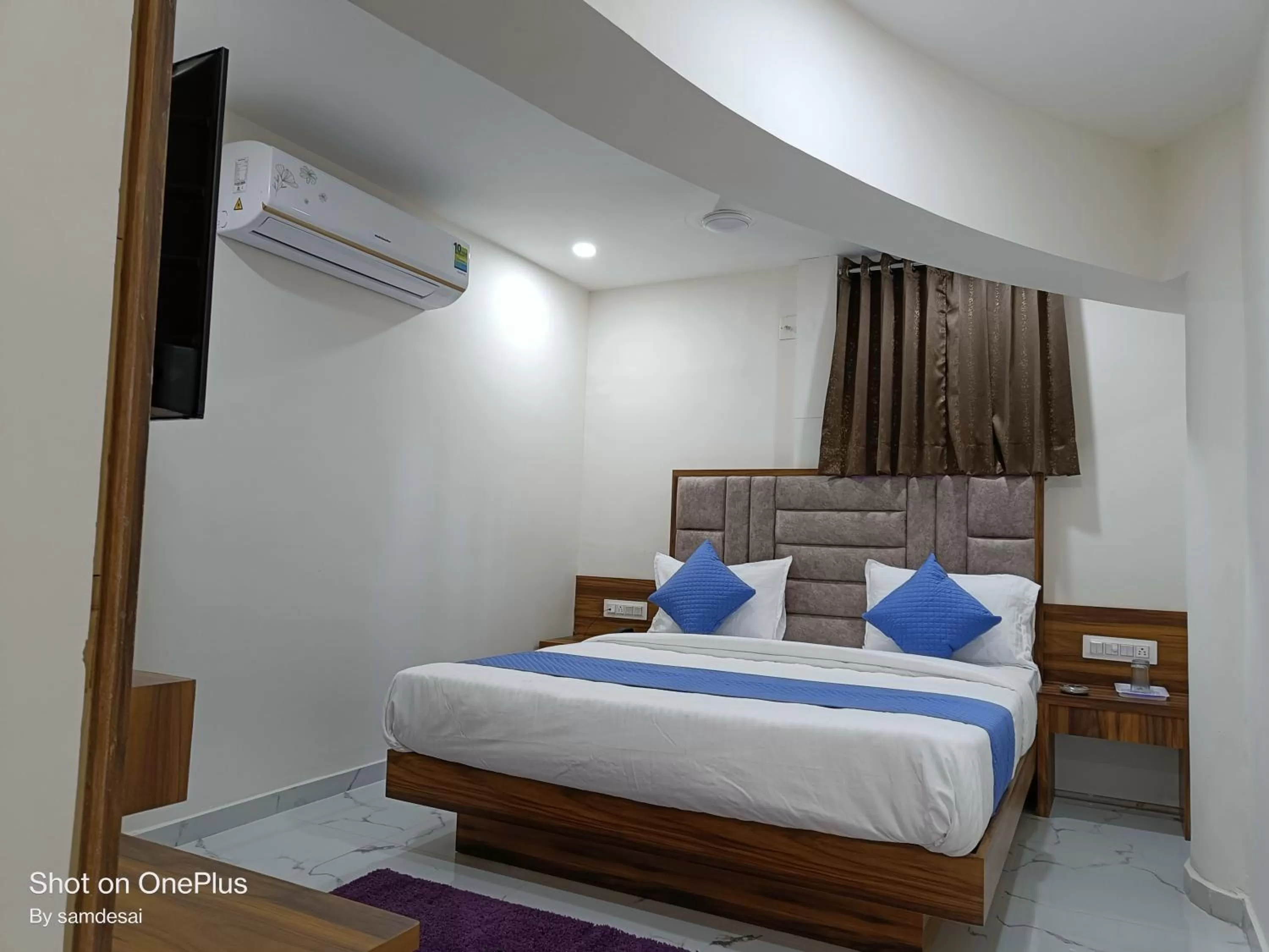 Bed in HOTEL ROYAL GRAND