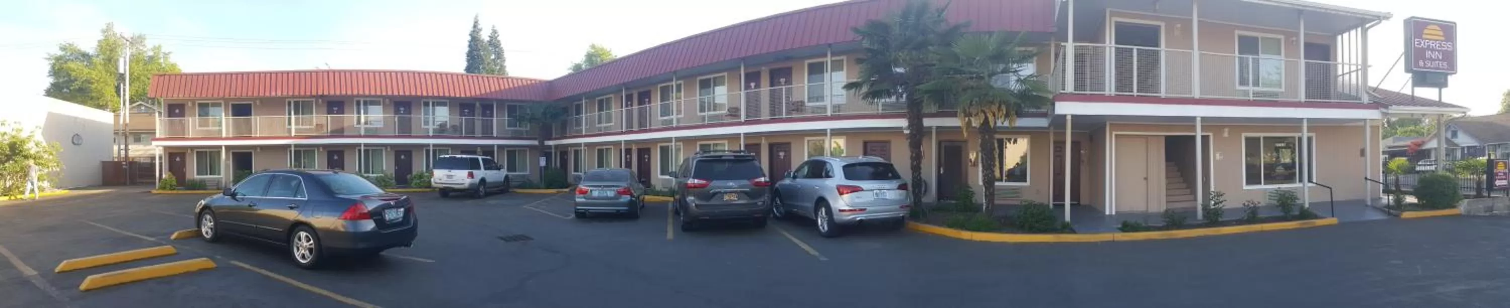 Bird's eye view in Express Inn & Suites Eugene