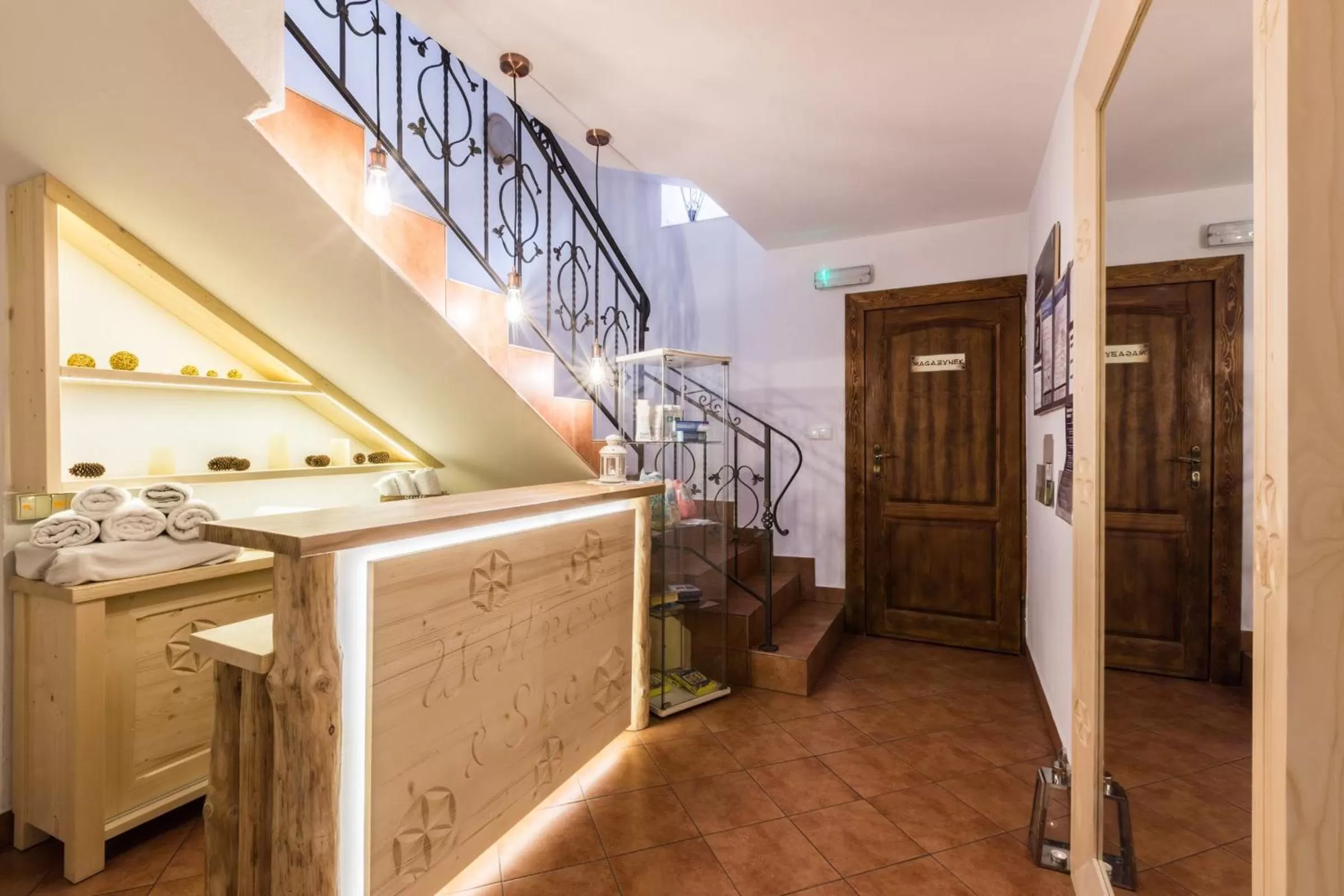 Lobby or reception in Willa Baciarka-basen, sauny i jacuzzi