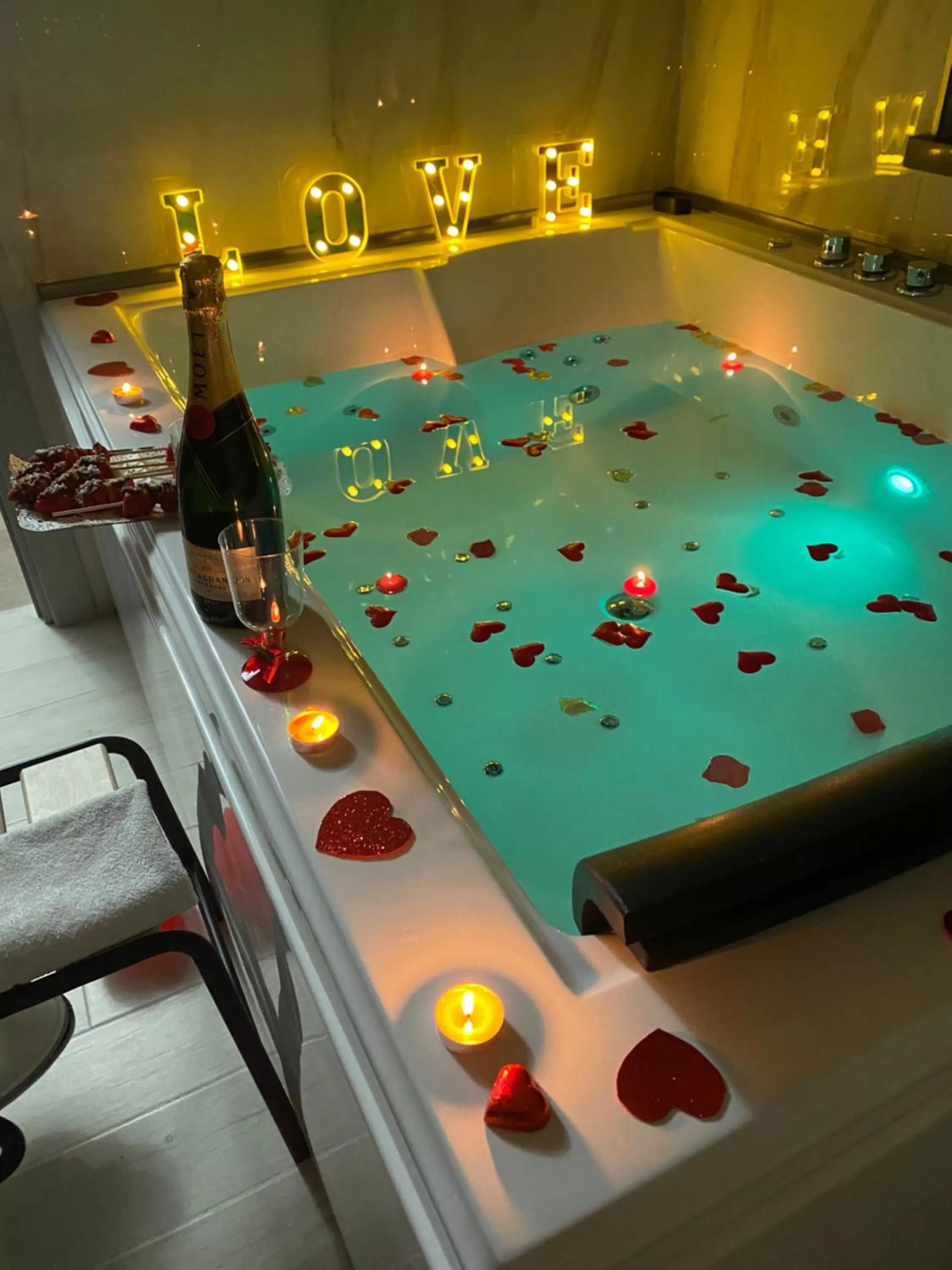 Hot Tub in B&B Il Sogno