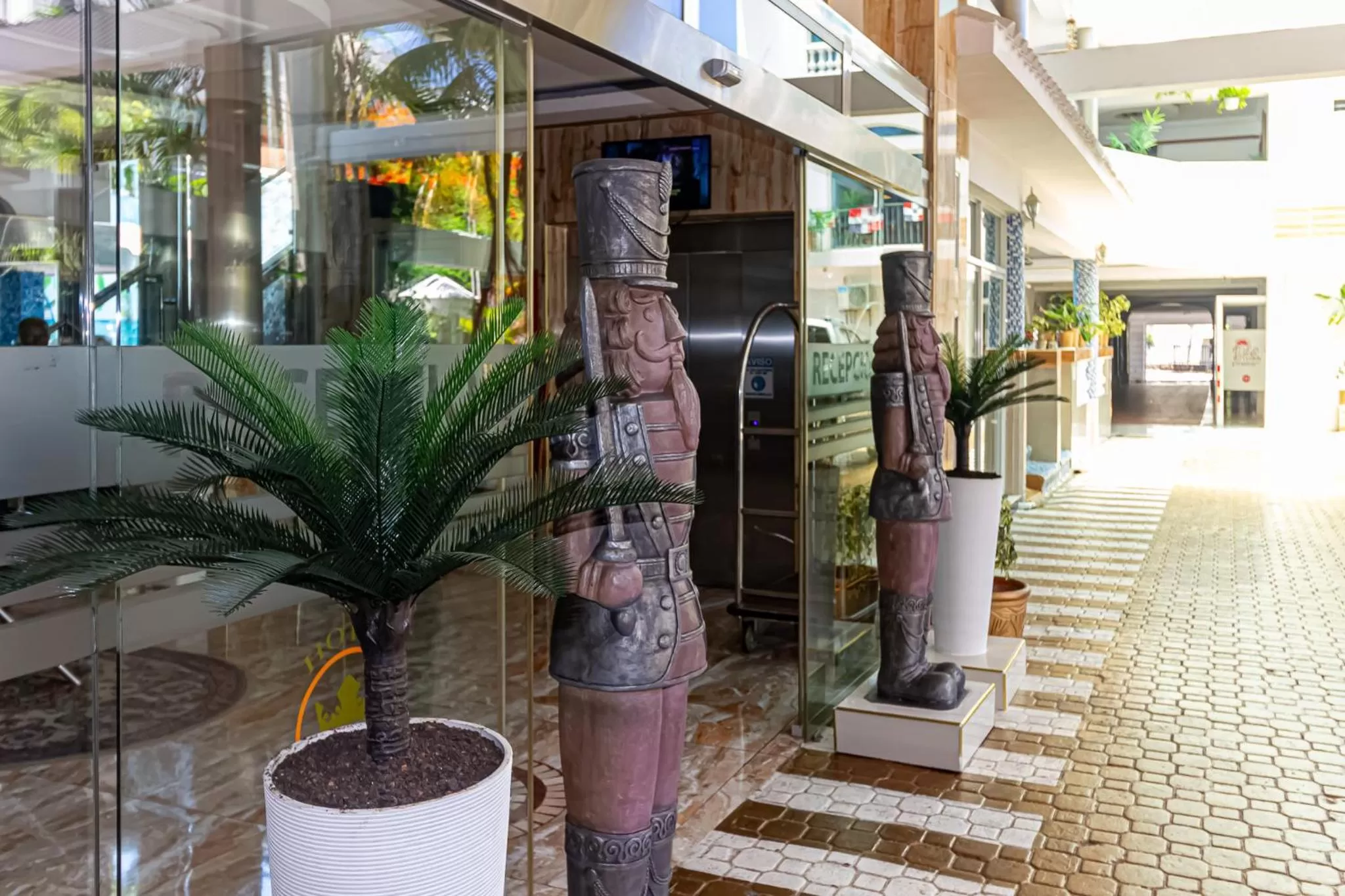 Property building in Hotel La Casona Dorada