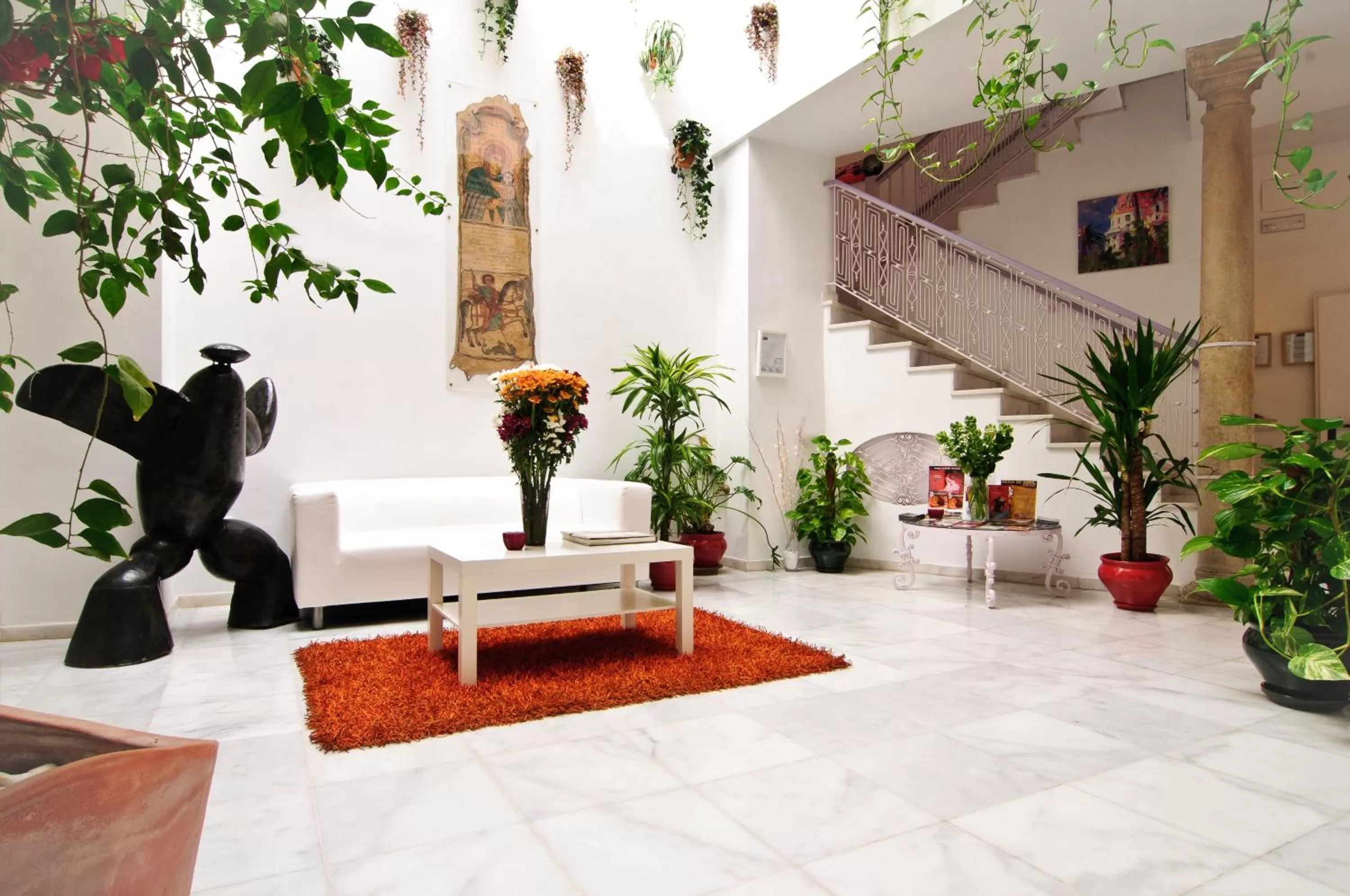 Lobby or reception in Un Patio al Sur