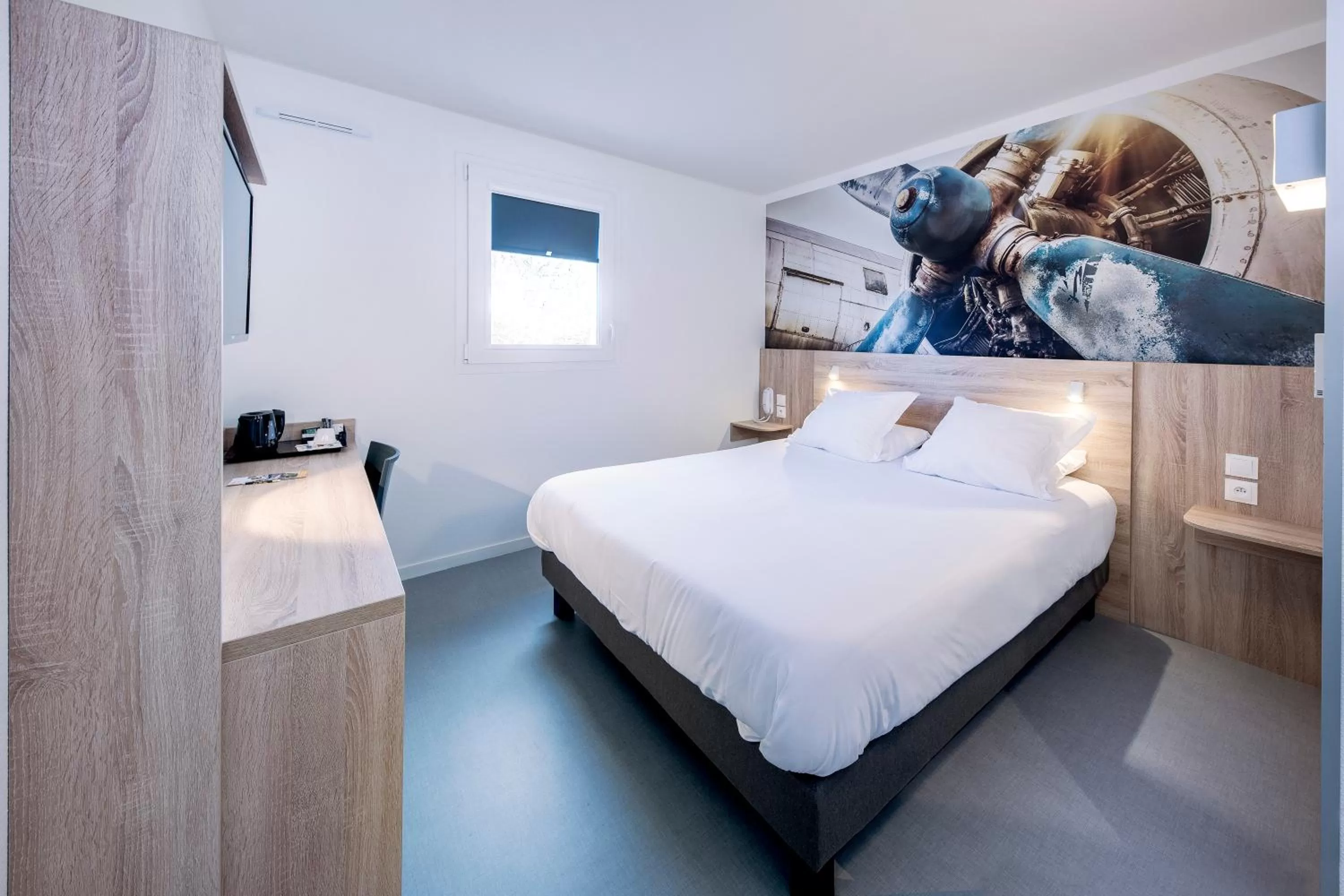 Photo of the whole room, Bed in Kyriad Annemasse - Geneve