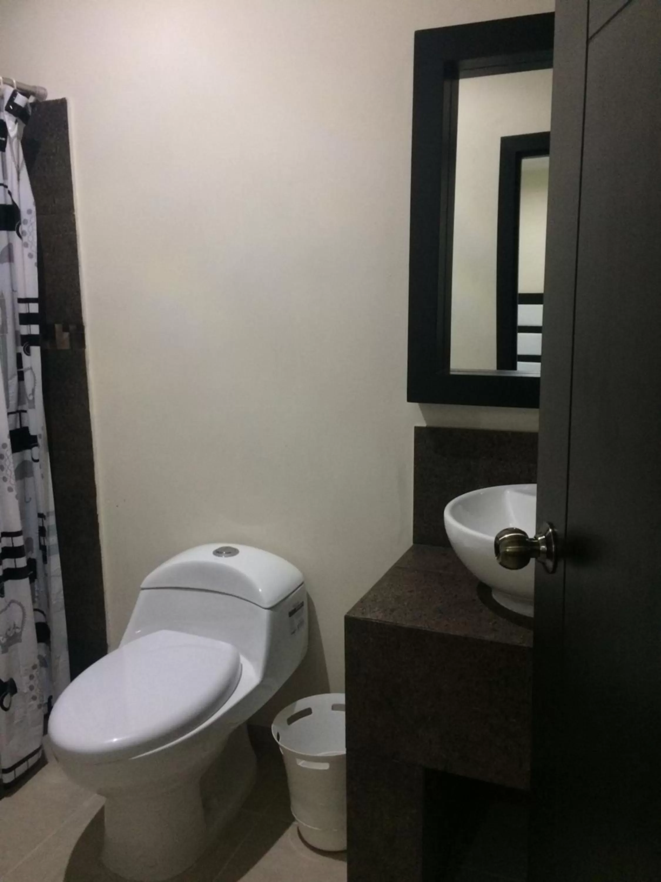 Toilet in Hotel Sevilla Palenque