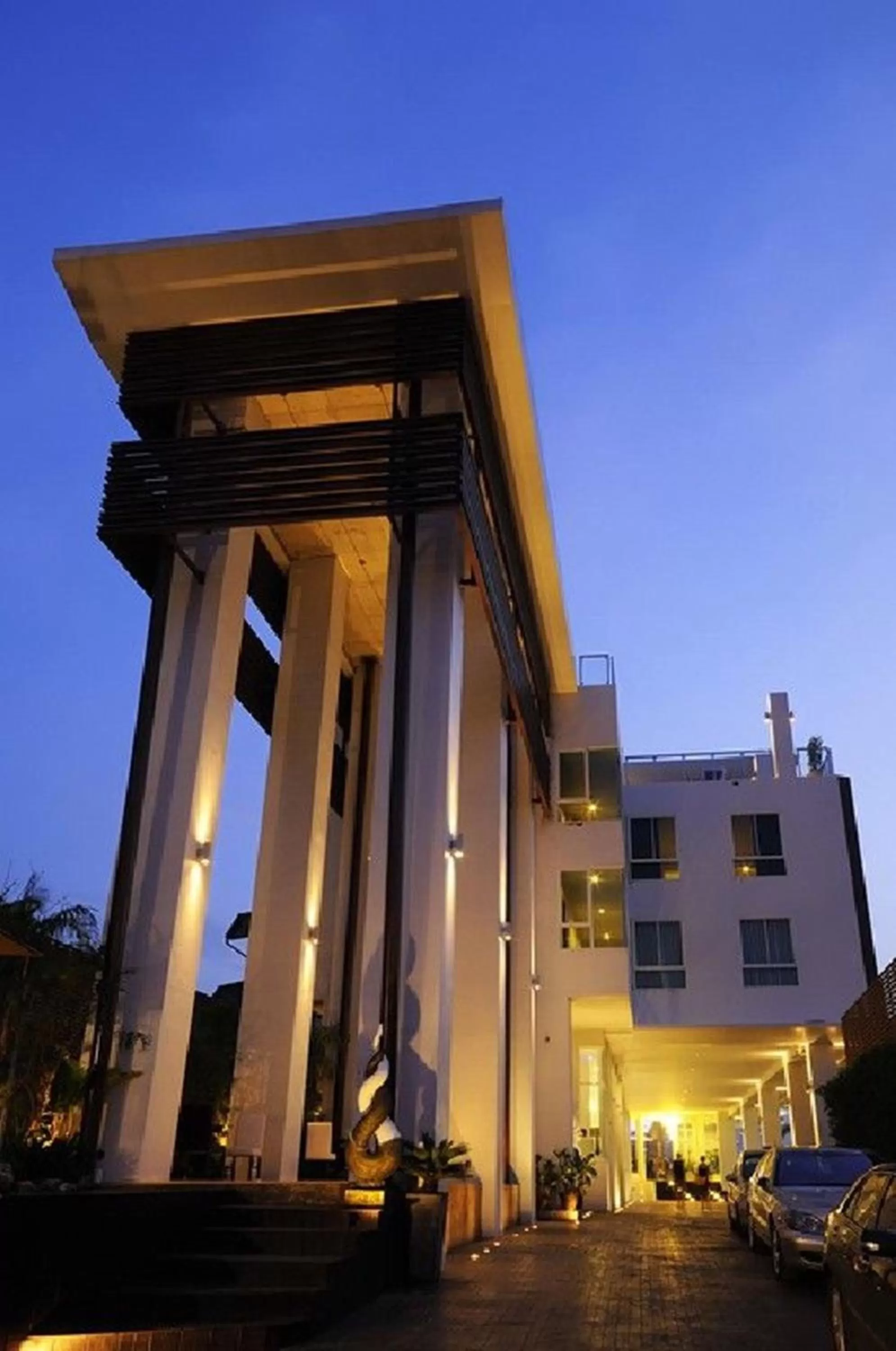 Facade/entrance in Prajaktra Design Hotel