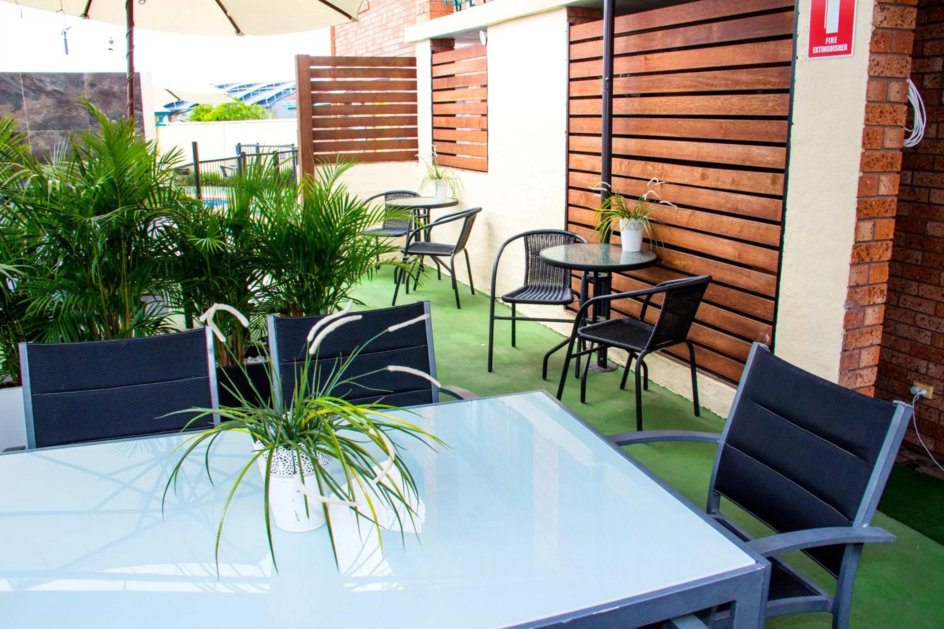 Balcony/Terrace in Crescent Motel Taree