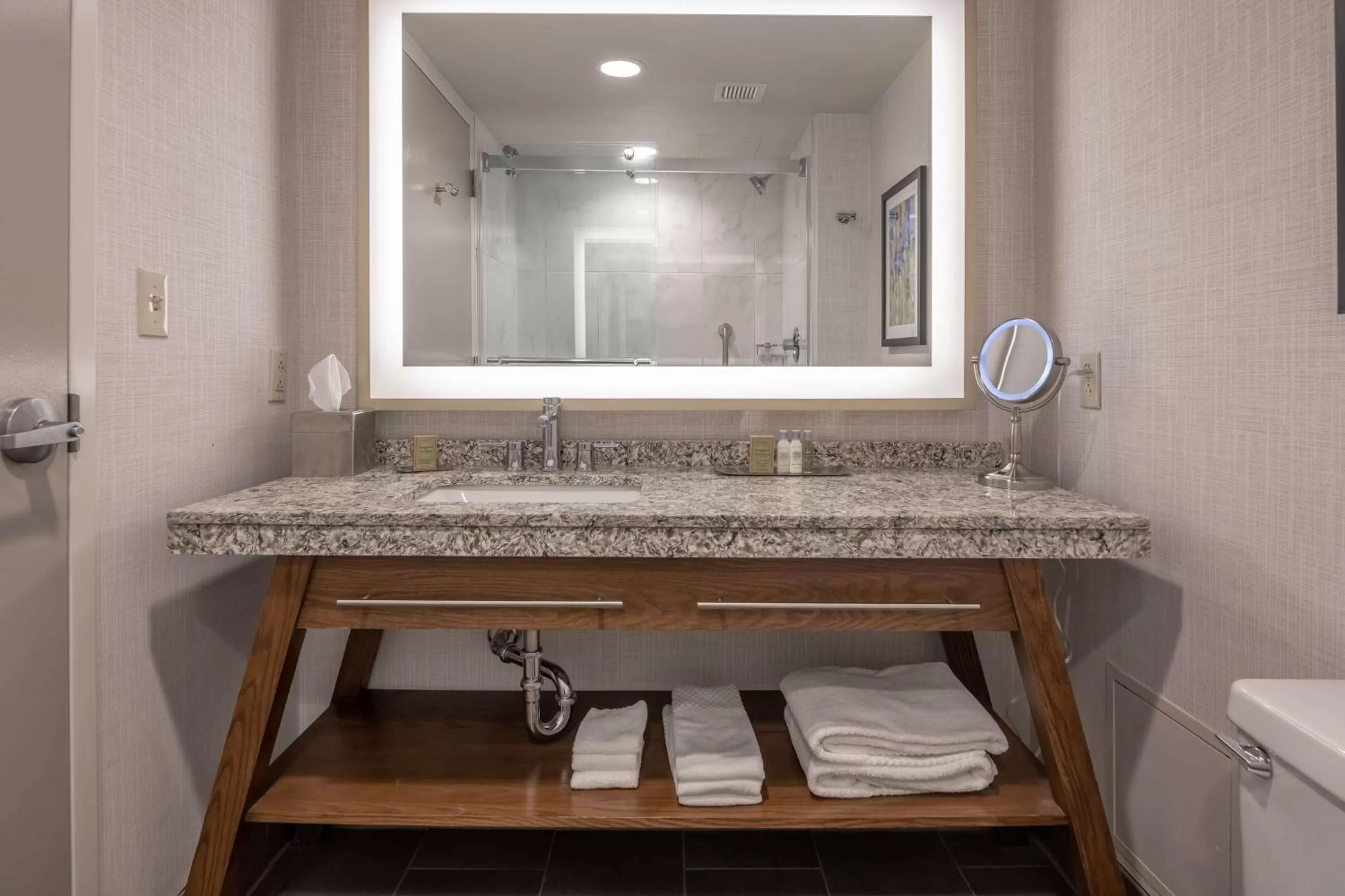 Bathroom in DoubleTree by Hilton Dallas-Farmers Branch