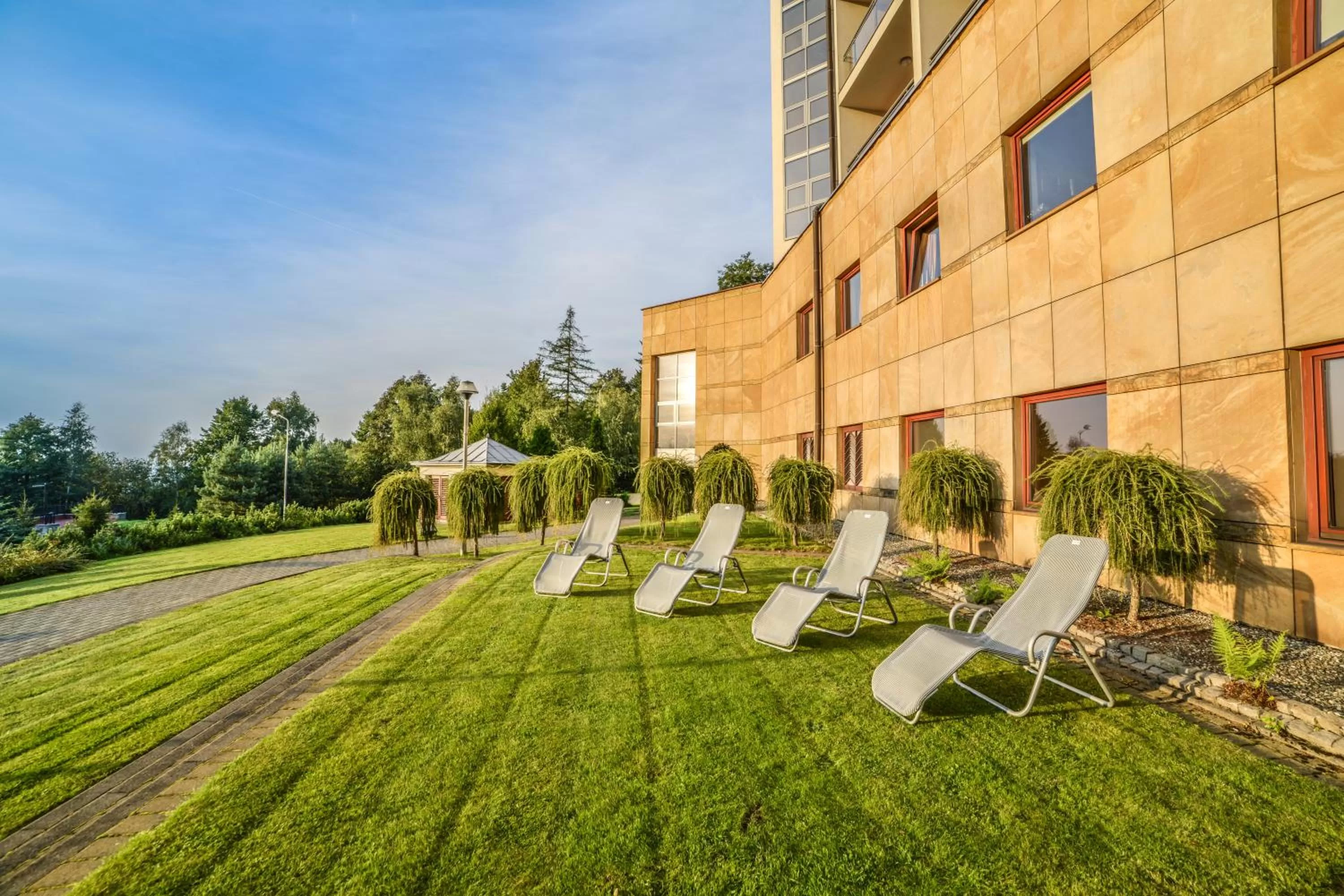 Garden in Hotel Belweder
