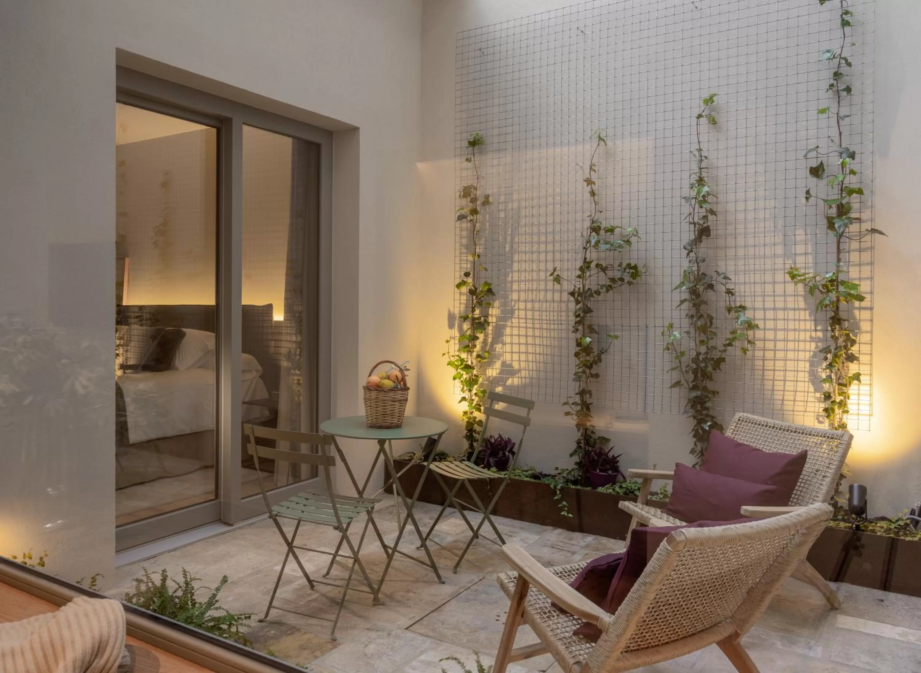 Patio in Can Verí Suites