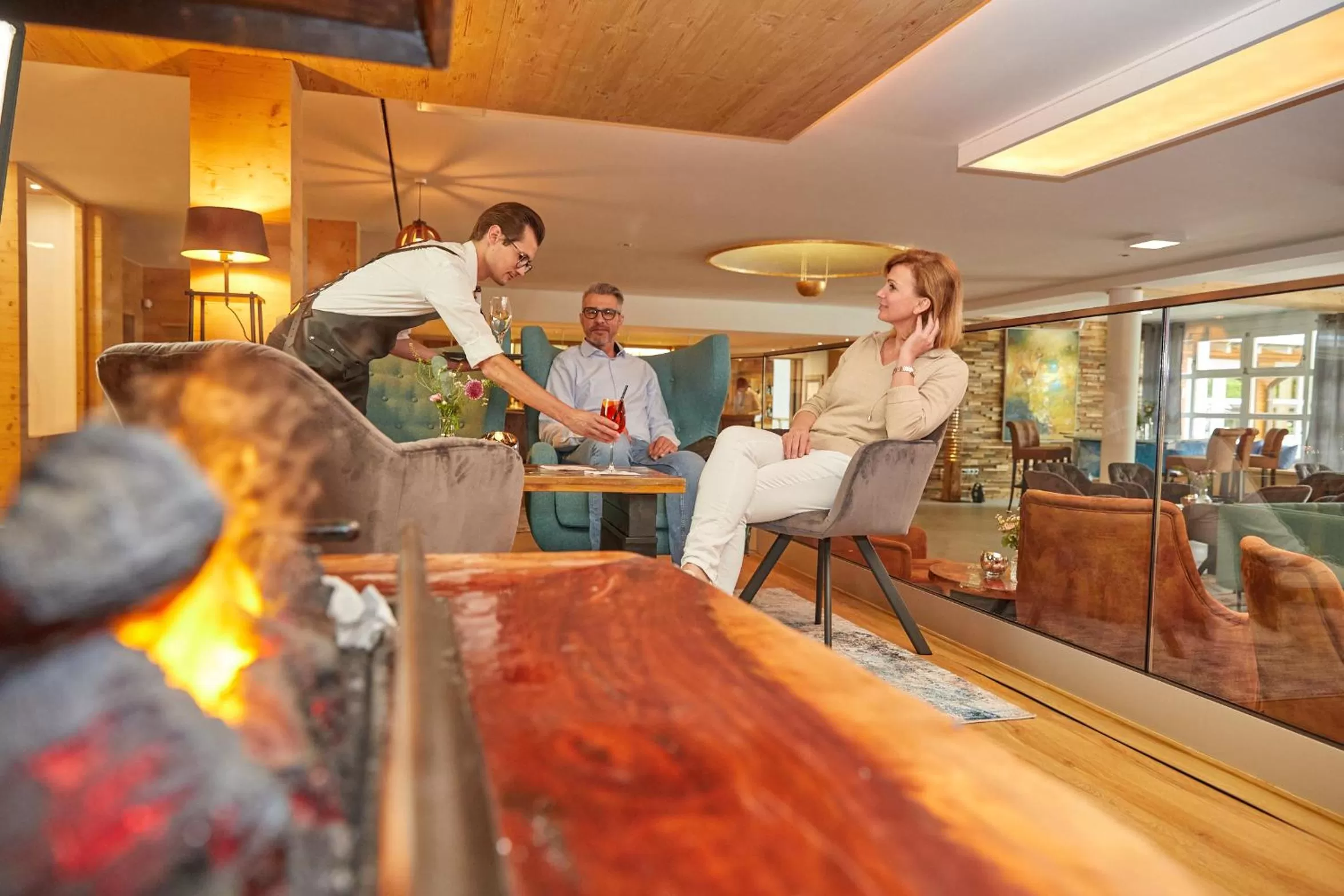 Lounge or bar in Parkhotel Bad Griesbach