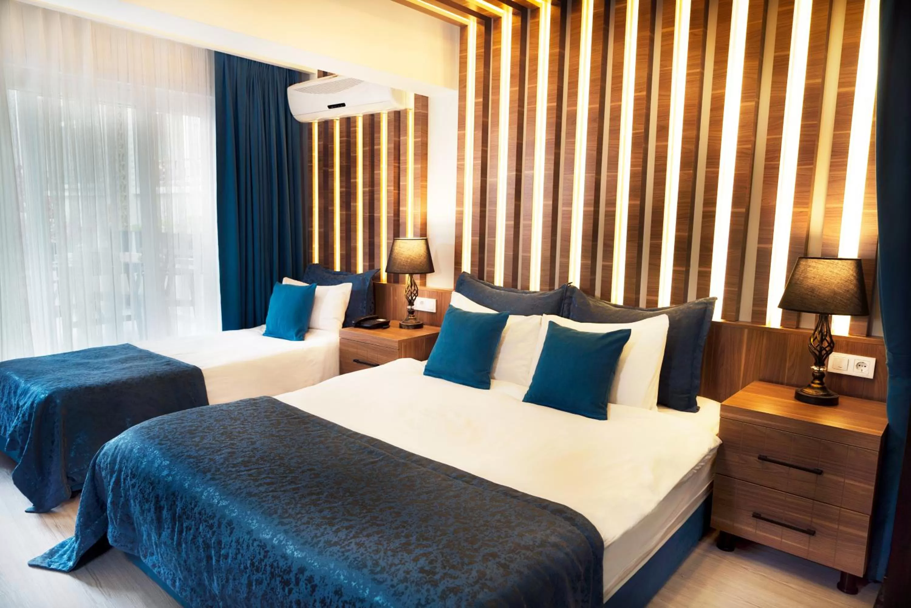 Bed in Taksim Yazıcı Residence