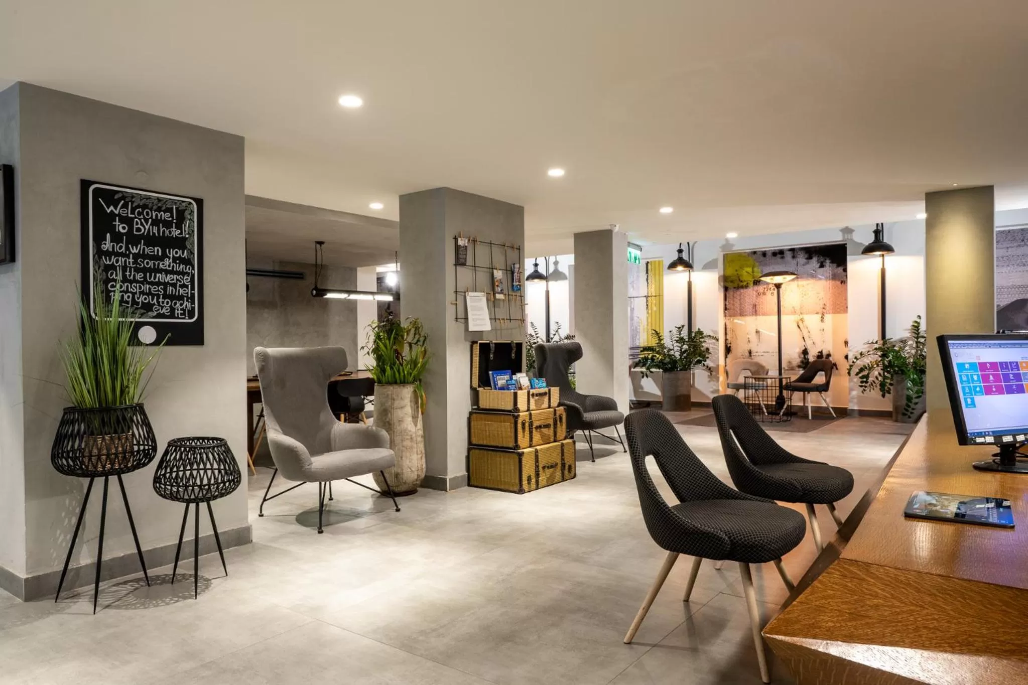 Lobby or reception in BY14 TLV Hotel